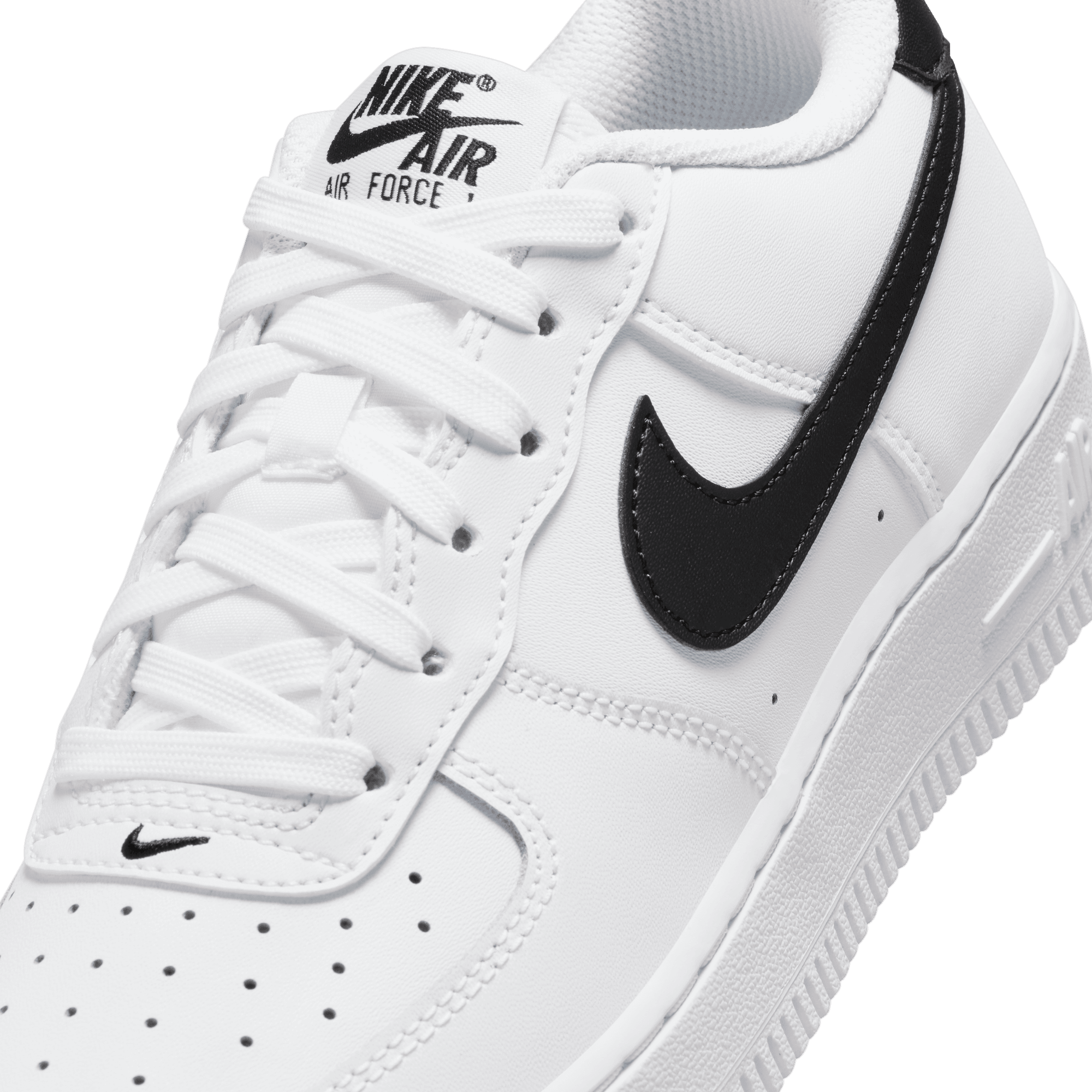 Big Kids' Nike Air Force 1  "White Black"