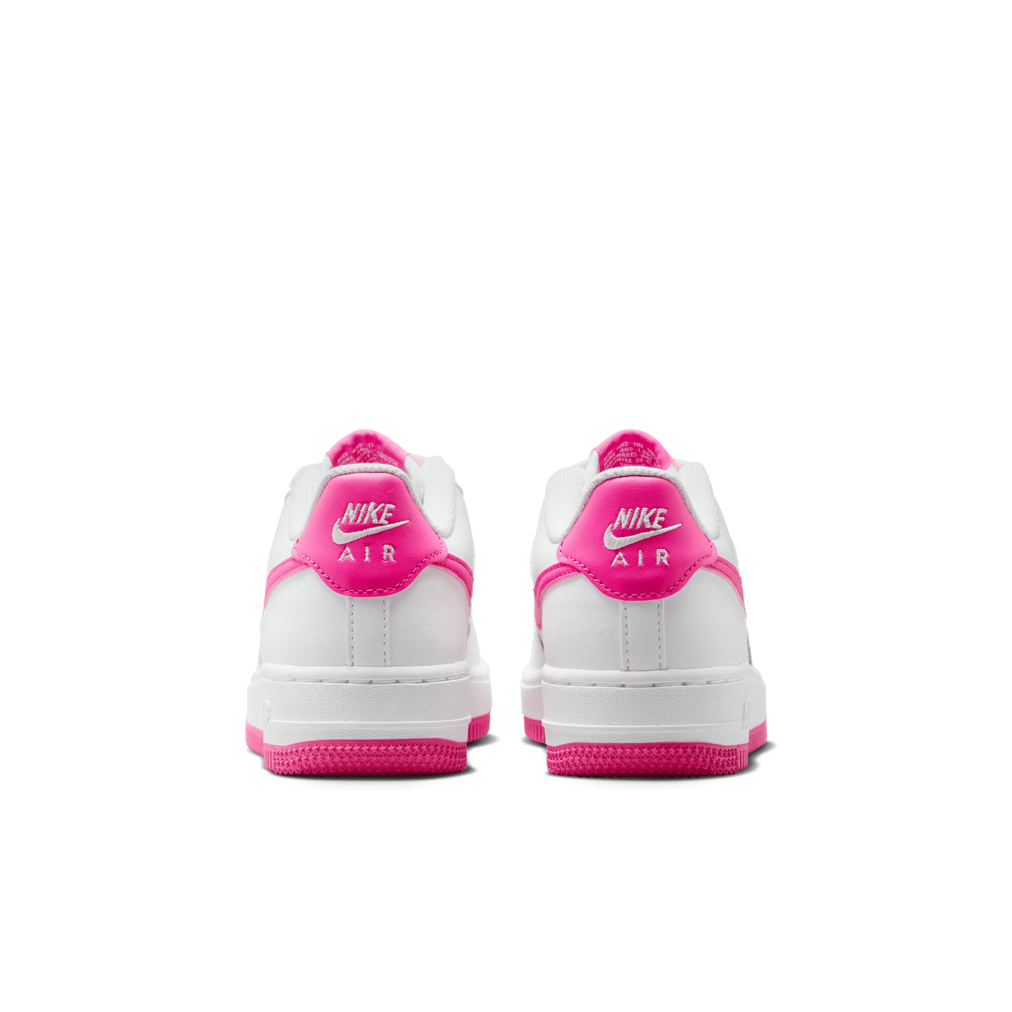 Big Kids' Nike Air Force 1  "White Laser Fuchsia"