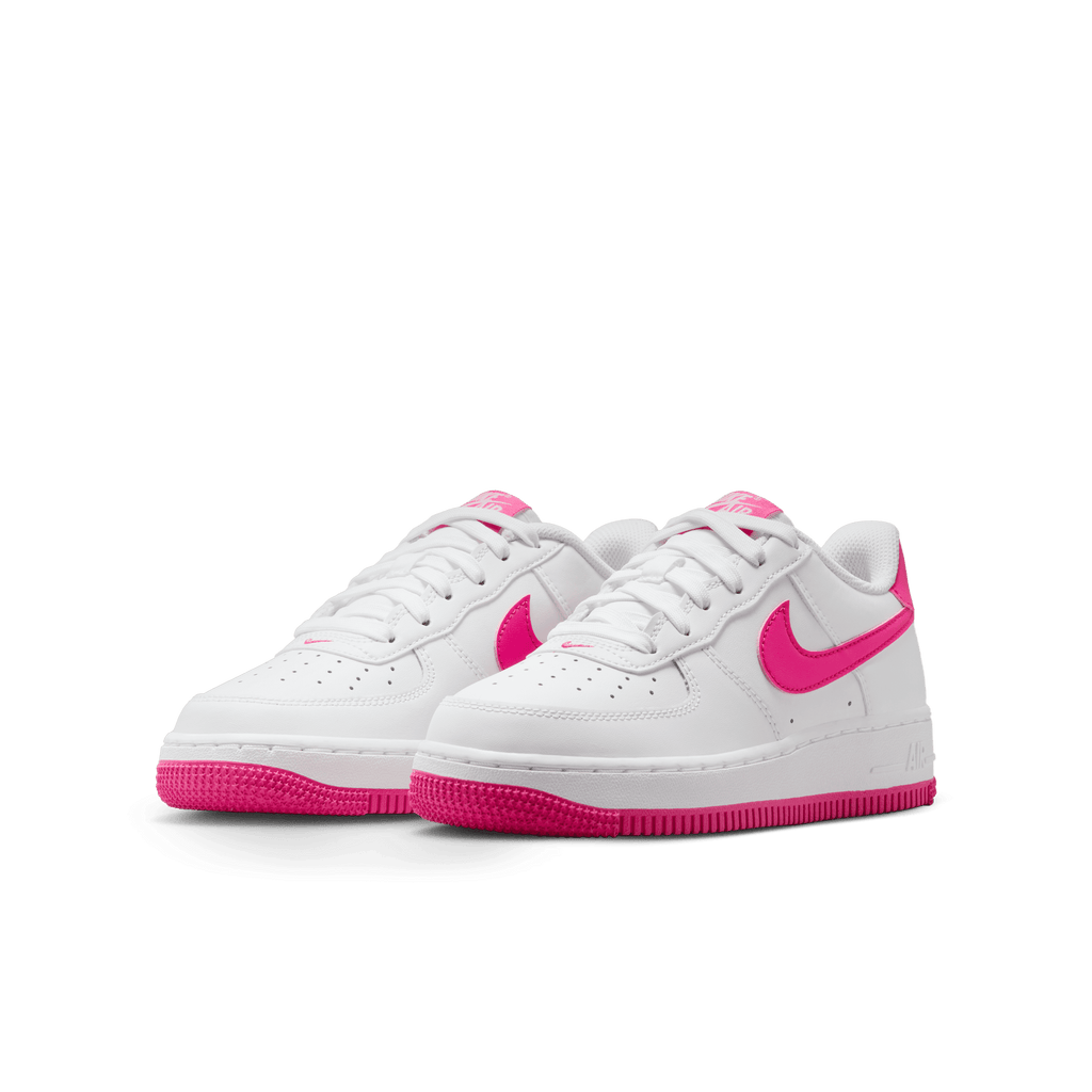 Big Kids' Nike Air Force 1  "White Laser Fuchsia"