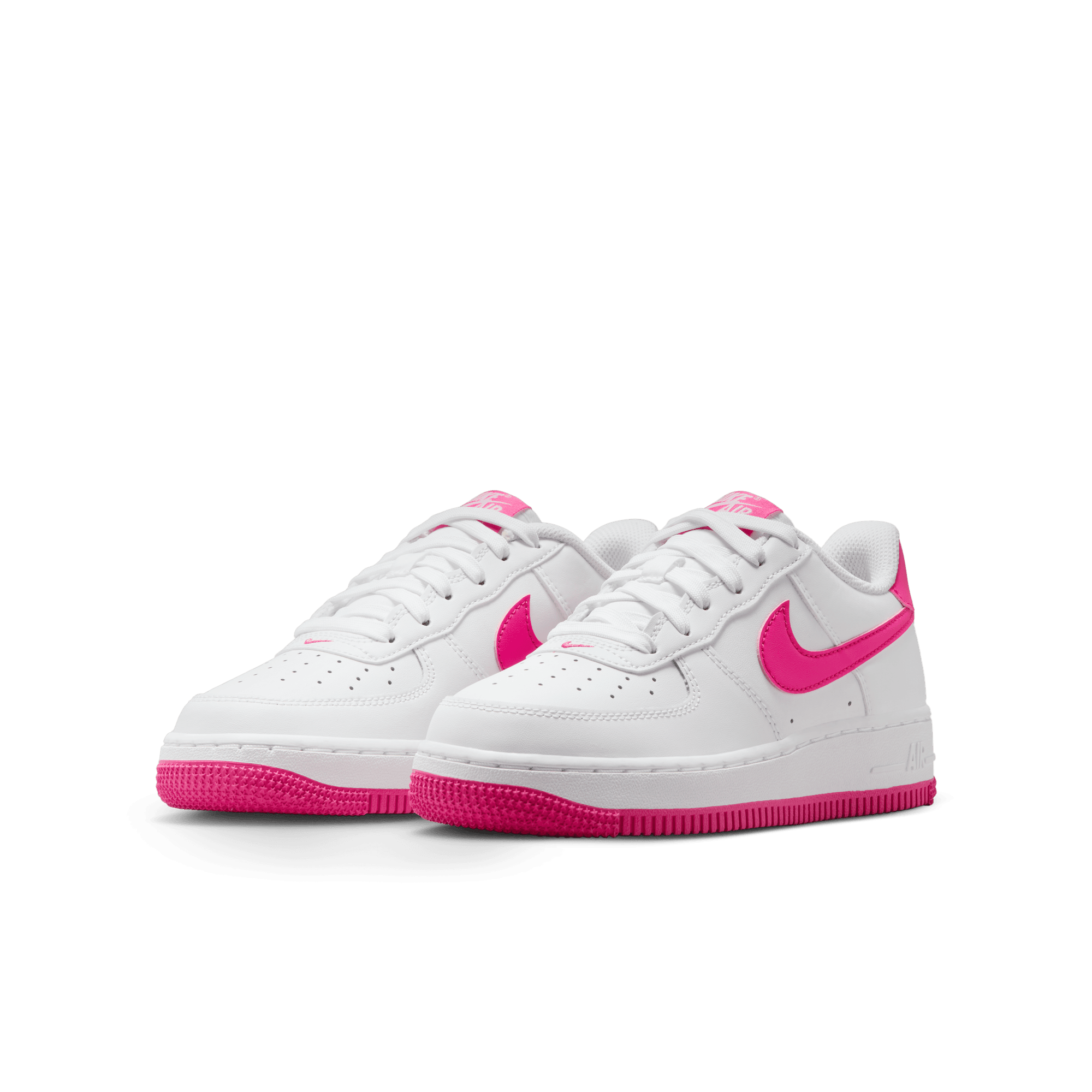 Big Kids' Nike Air Force 1  "White Laser Fuchsia"