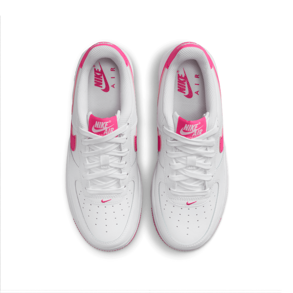 Big Kids' Nike Air Force 1  "White Laser Fuchsia"