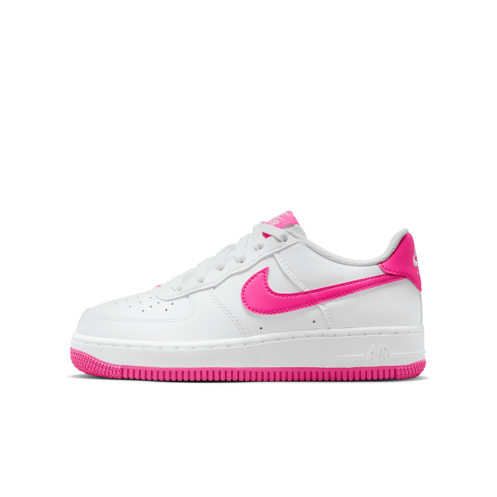 Big Kids' Nike Air Force 1  "White Laser Fuchsia"