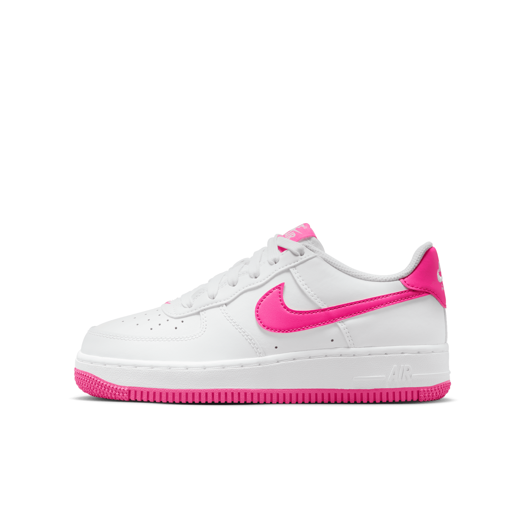 Big Kids' Nike Air Force 1  "White Laser Fuchsia"