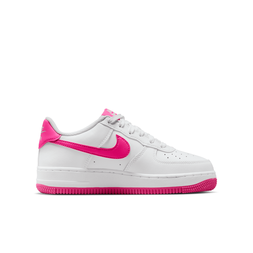 Big Kids' Nike Air Force 1  "White Laser Fuchsia"