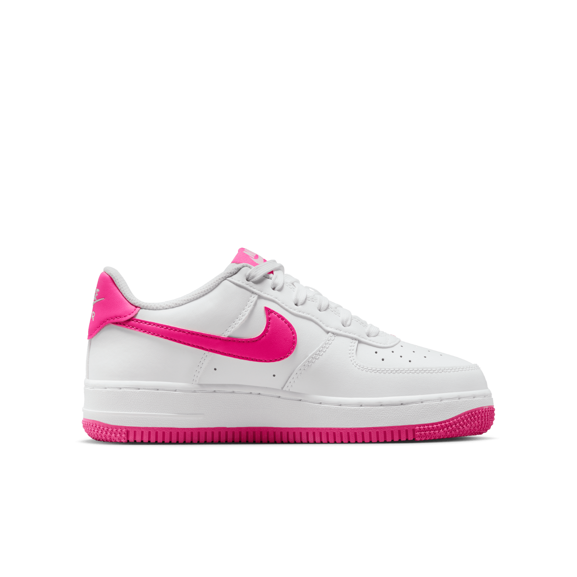 Big Kids' Nike Air Force 1  "White Laser Fuchsia"