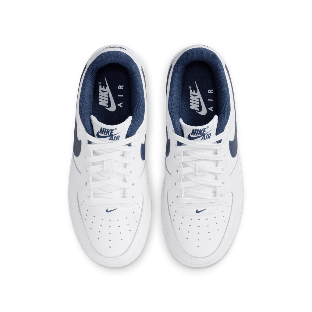 Little/Big Kids' Nike Air Force 1 LV8 "White Midnight Navy"
