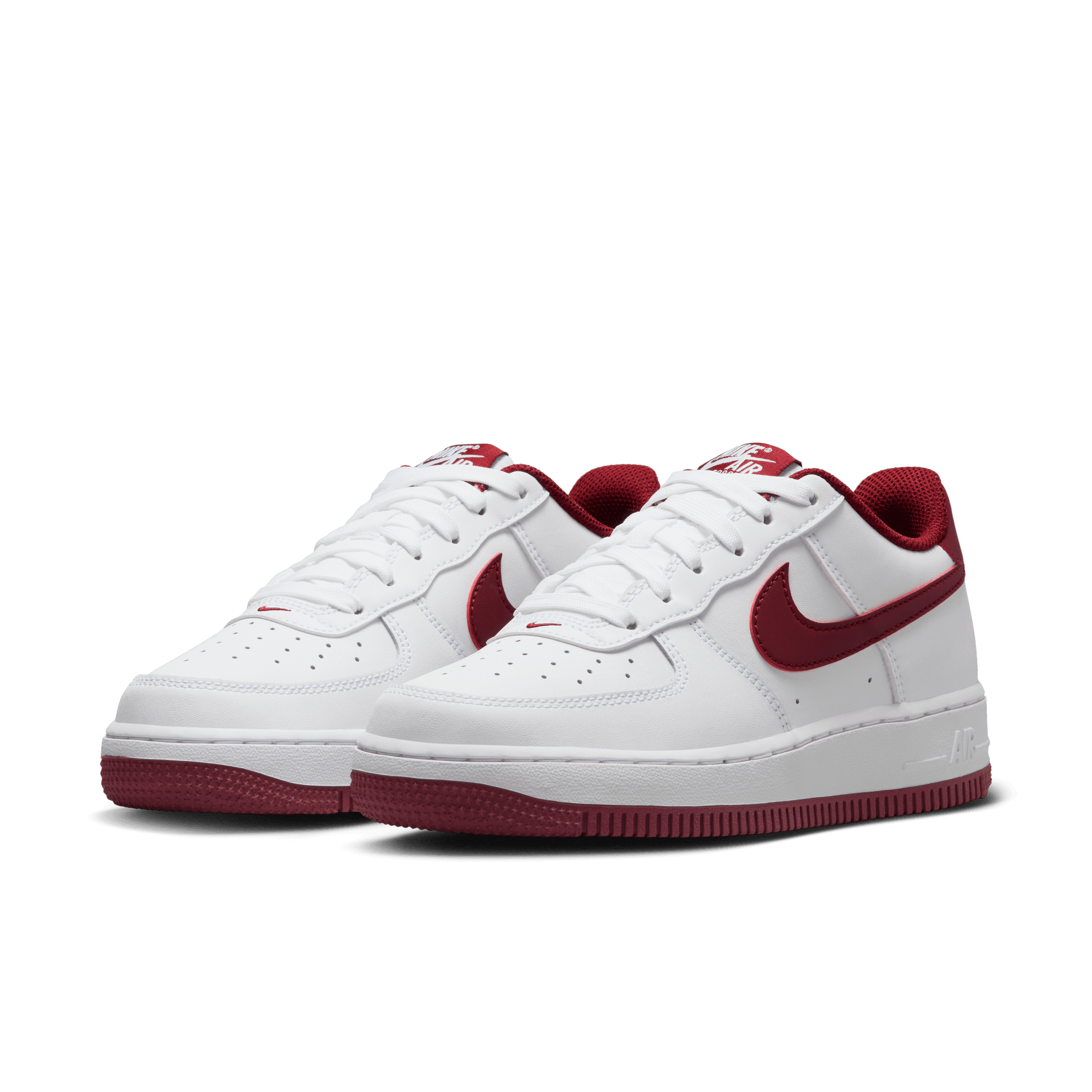Big Kids' Nike Air Force 1 "White Team Red"