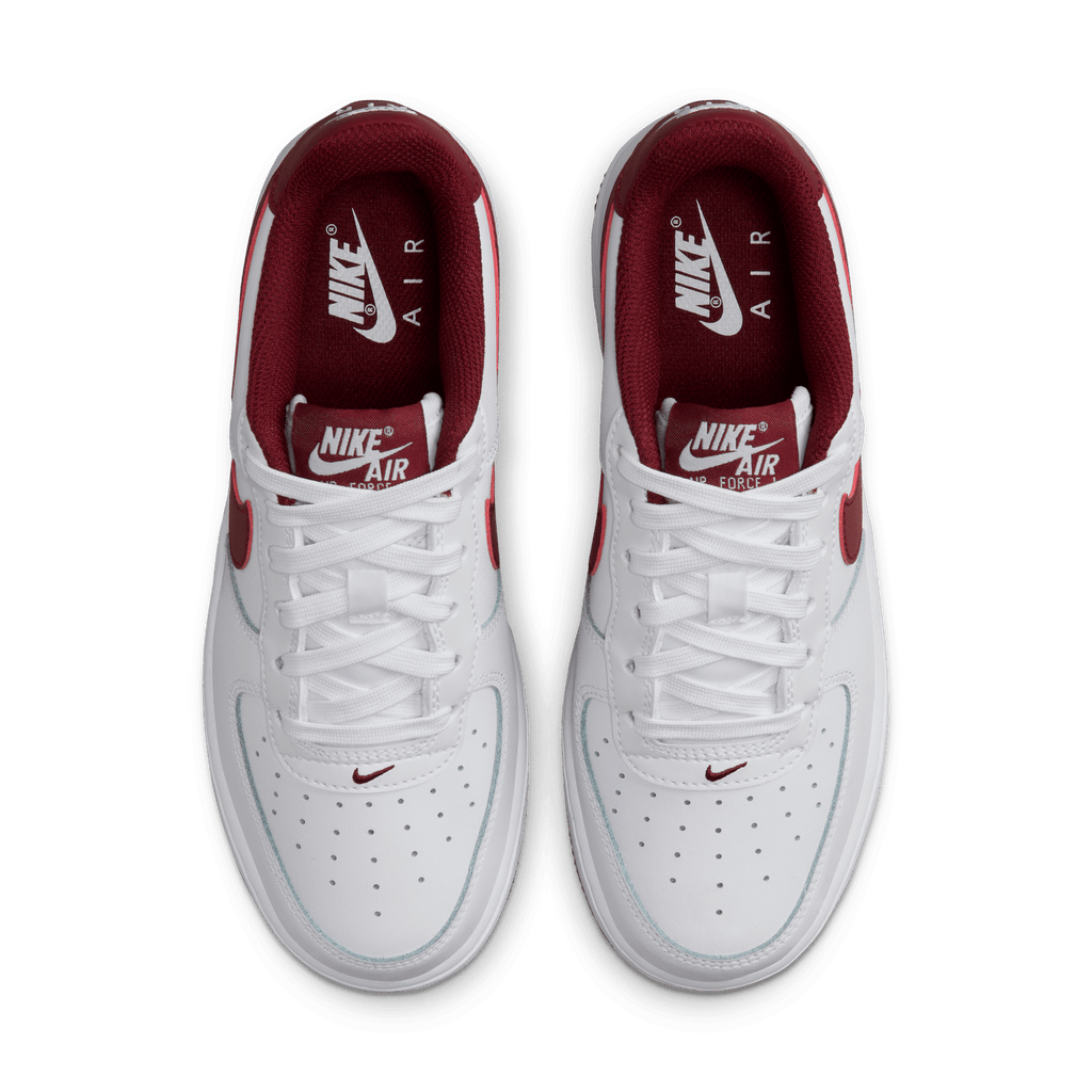 Big Kids' Nike Air Force 1 "White Team Red"