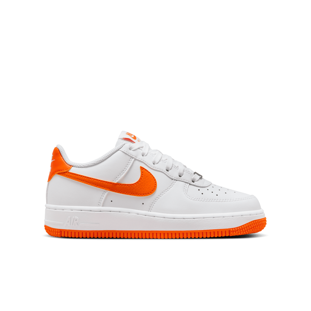 Big Kids' Nike Air Force 1  "White Safety Orange"