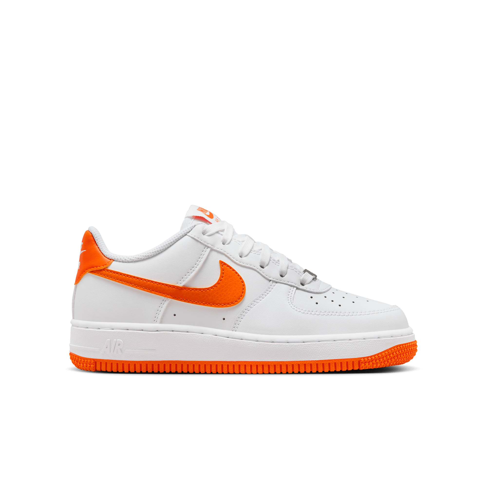 Big Kids' Nike Air Force 1  "White Safety Orange"