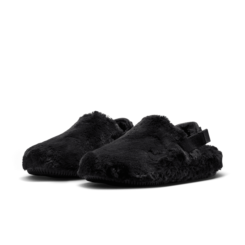 Women's Nike Calm Mule SE NA "Black Fur"