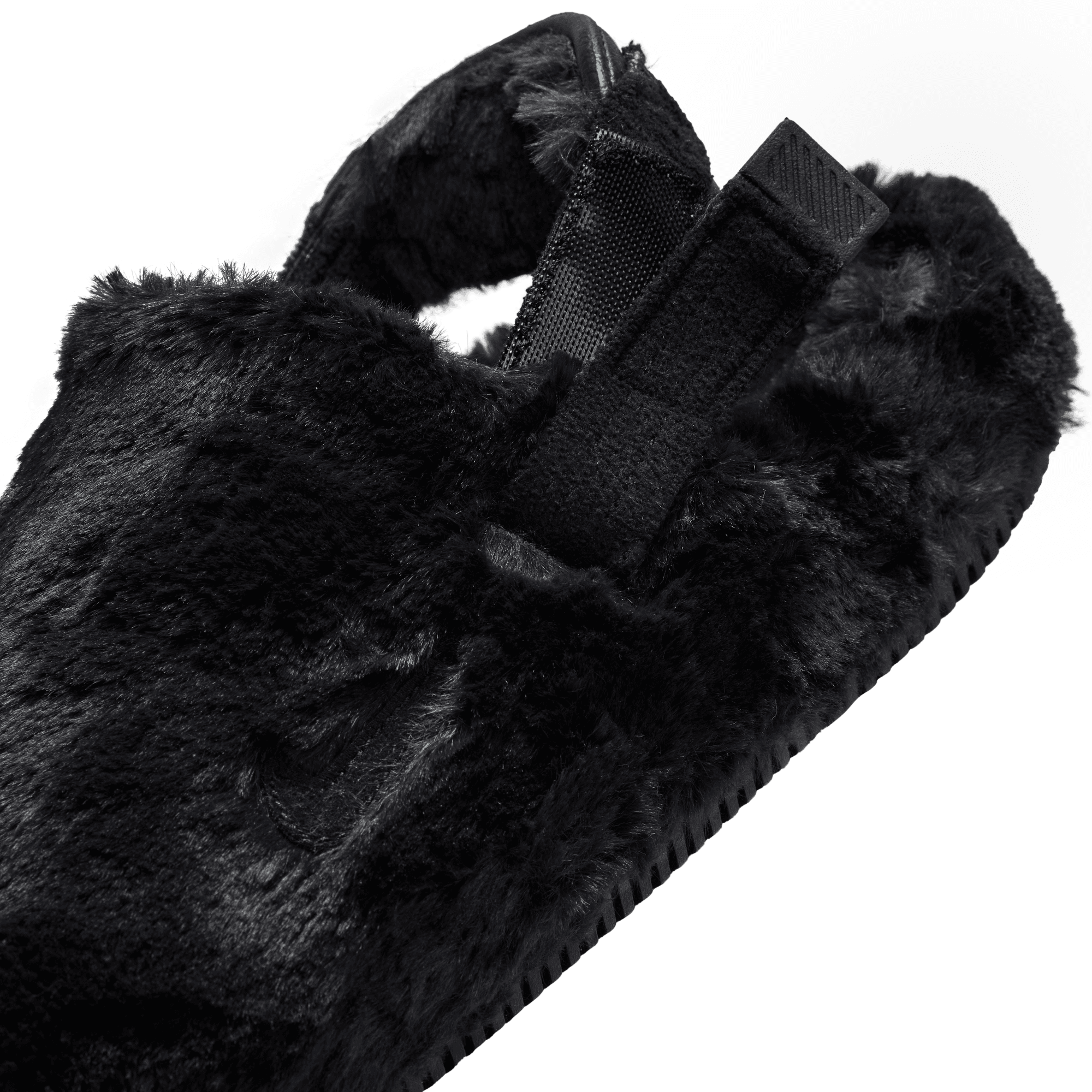 Women's Nike Calm Mule SE NA "Black Fur"