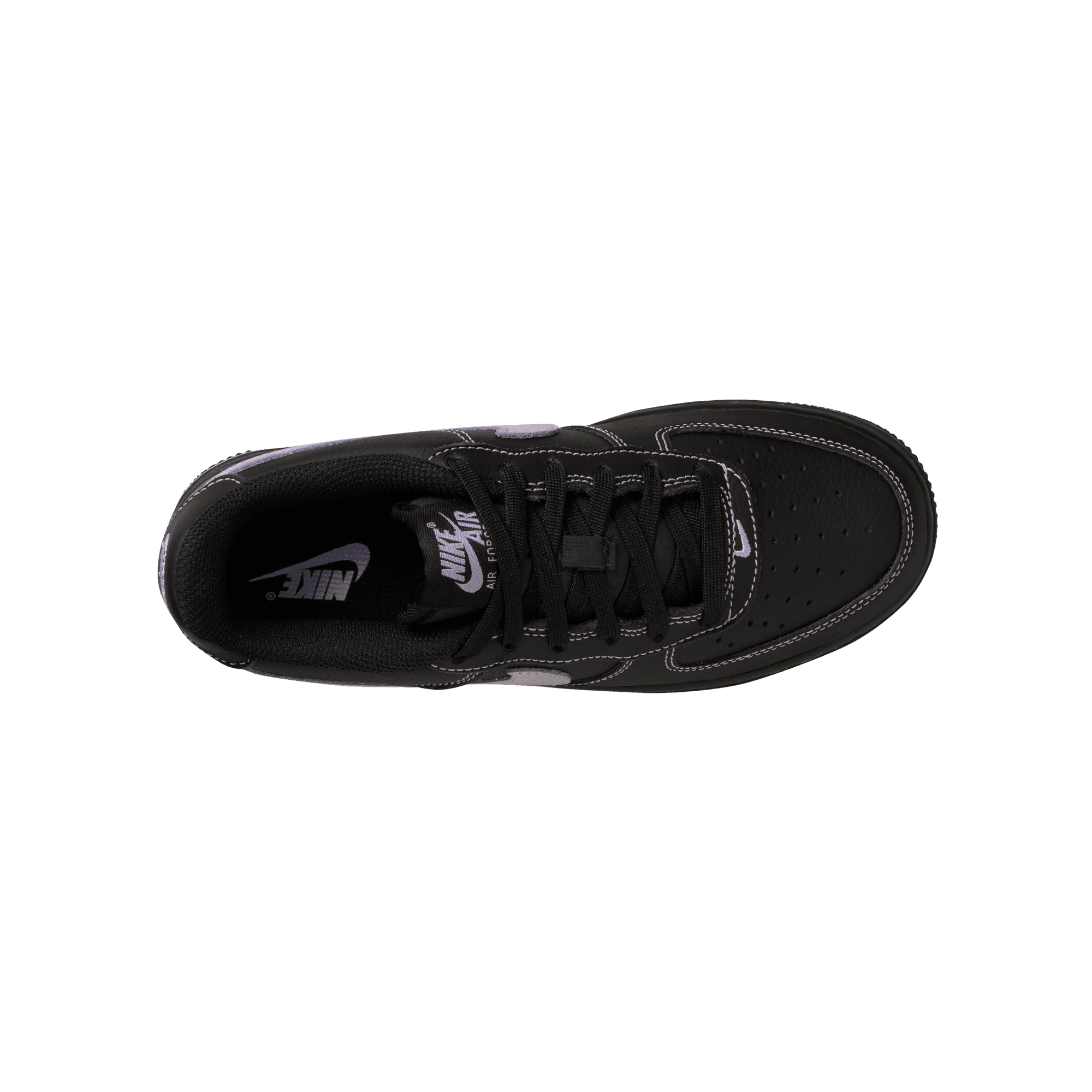 Big Kids' Nike Air Force 1 LV8 4 "Black & Hydrangeas"