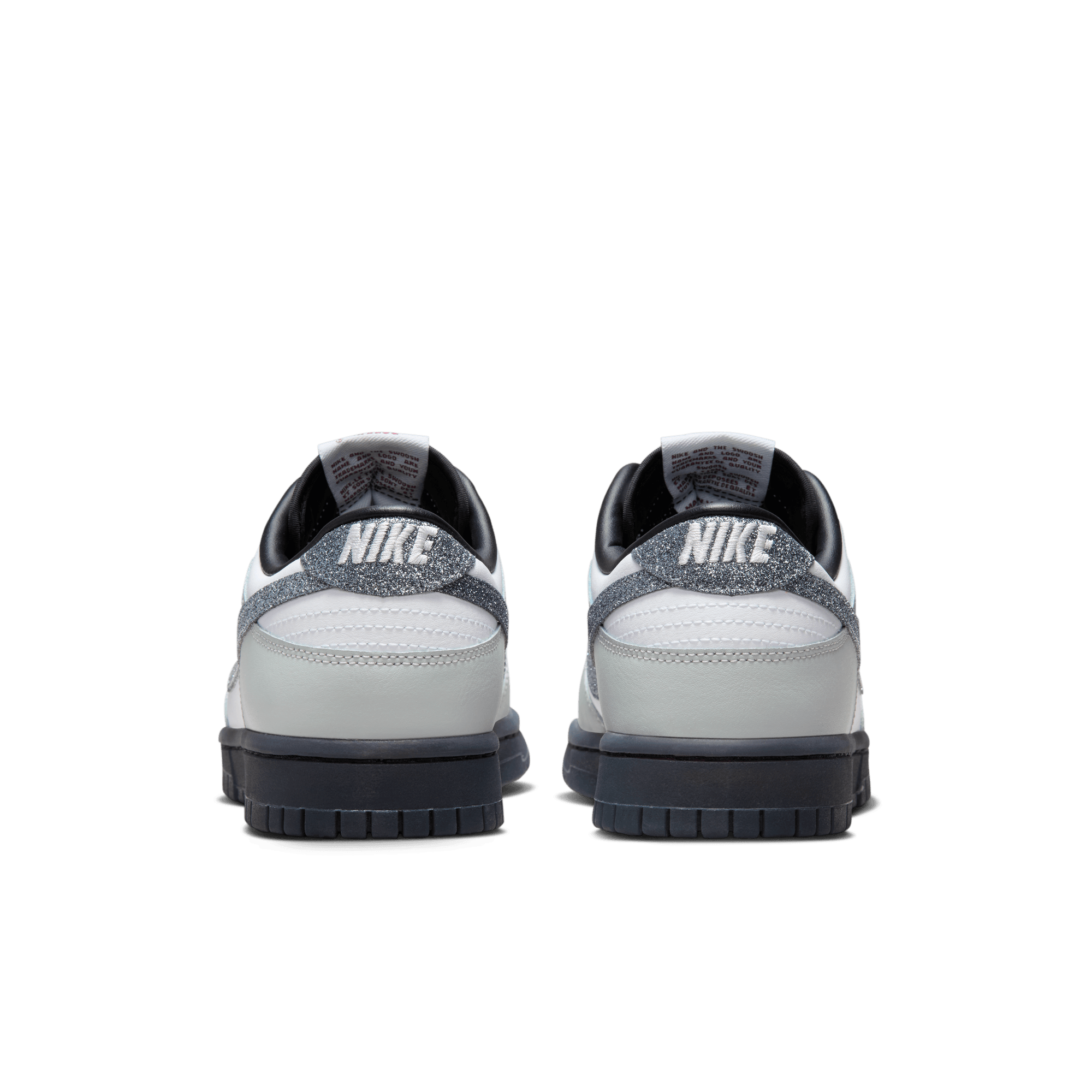 Women's Nike Dunk Low LX "Glitter Swoosh Smoke Grey"