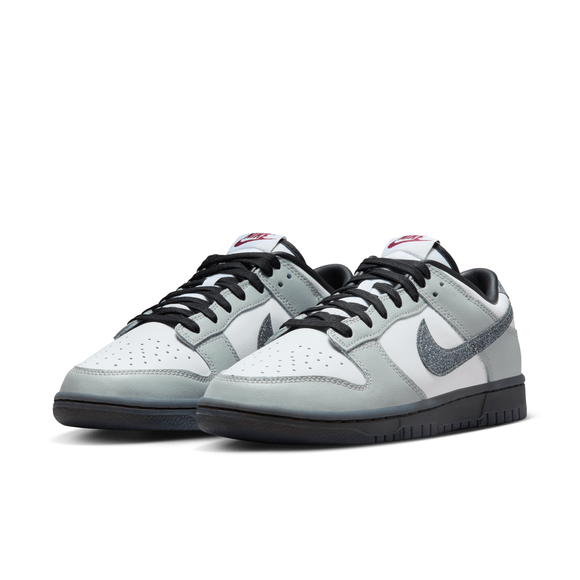 Women's Nike Dunk Low LX "Glitter Swoosh Smoke Grey"