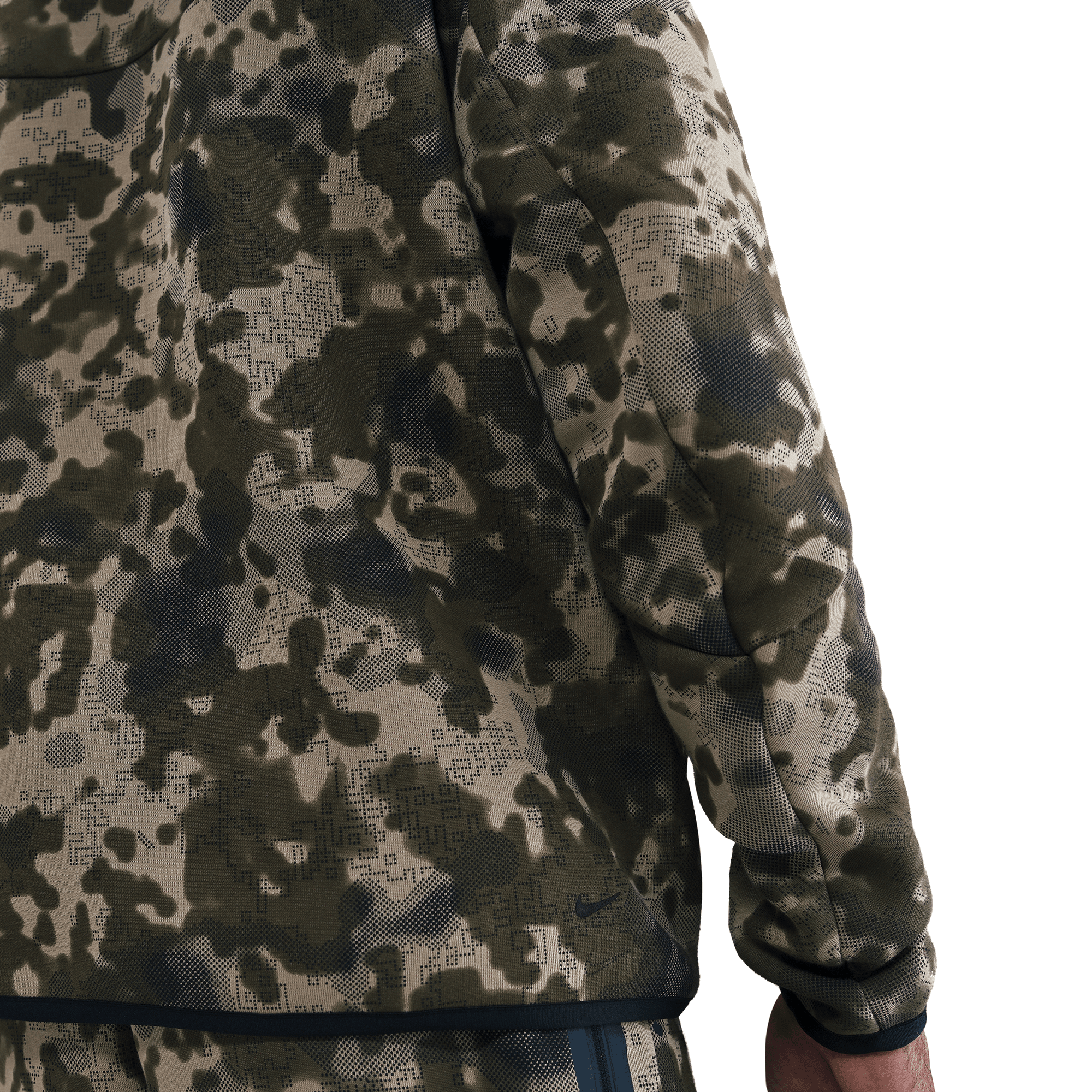 Men's Nike Tech  Full-Zip Fleece Camo Windrunner Jackets