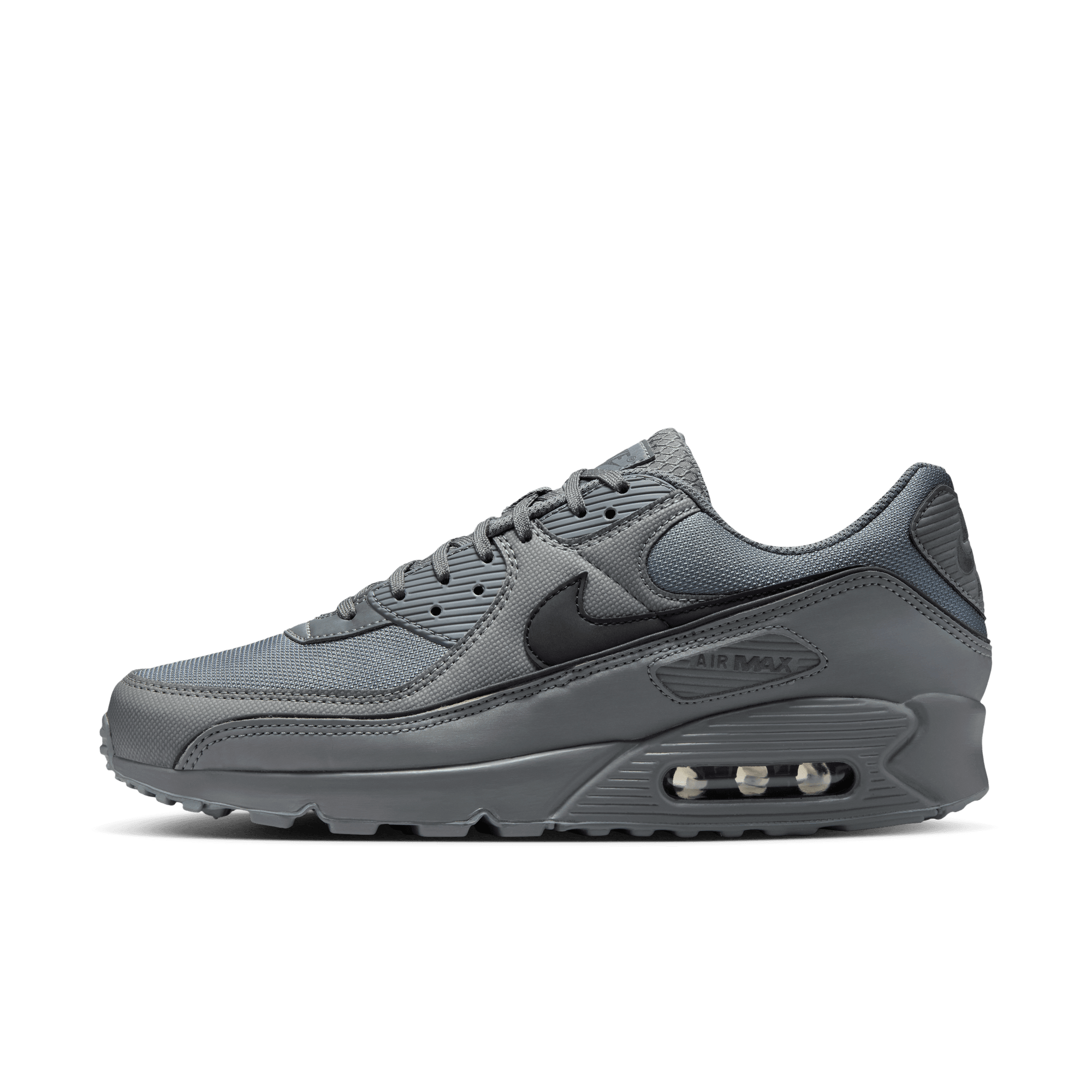 Men's Nike Air Max 90 Premium "Smoke Grey Black"