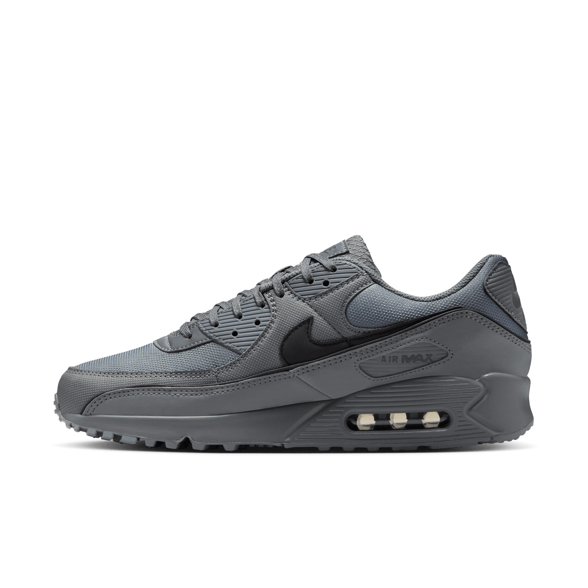 Men's Nike Air Max 90 Premium "Smoke Grey Black"