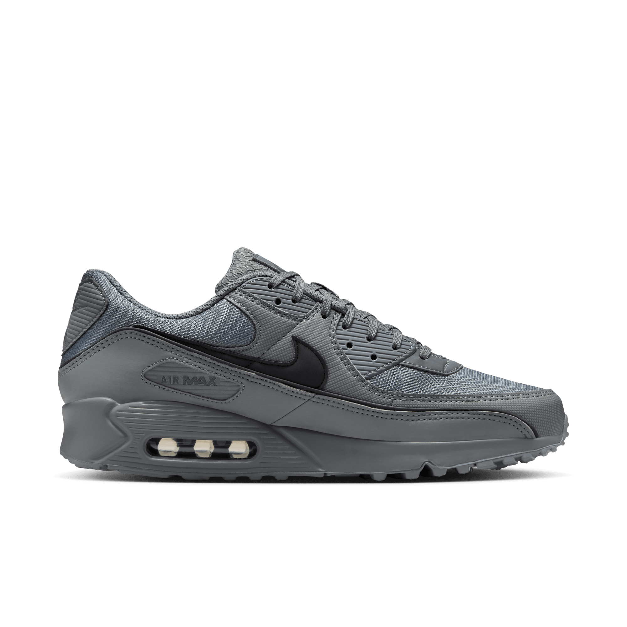 Men's Nike Air Max 90 Premium "Smoke Grey Black"