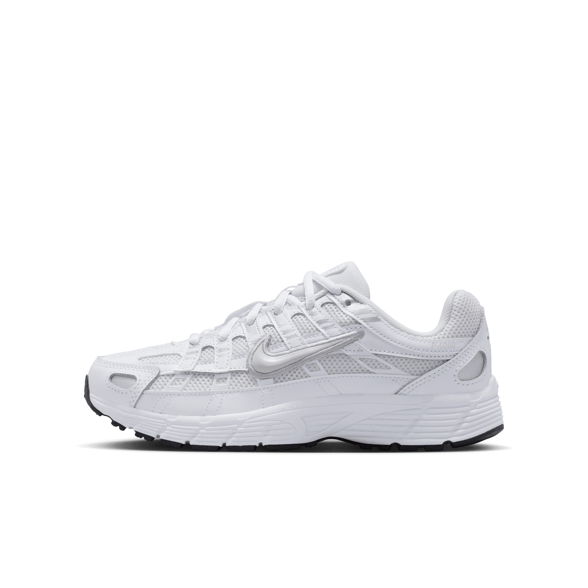 Big Kids' Nike P-6000 "Platinum Tint White Silver"
