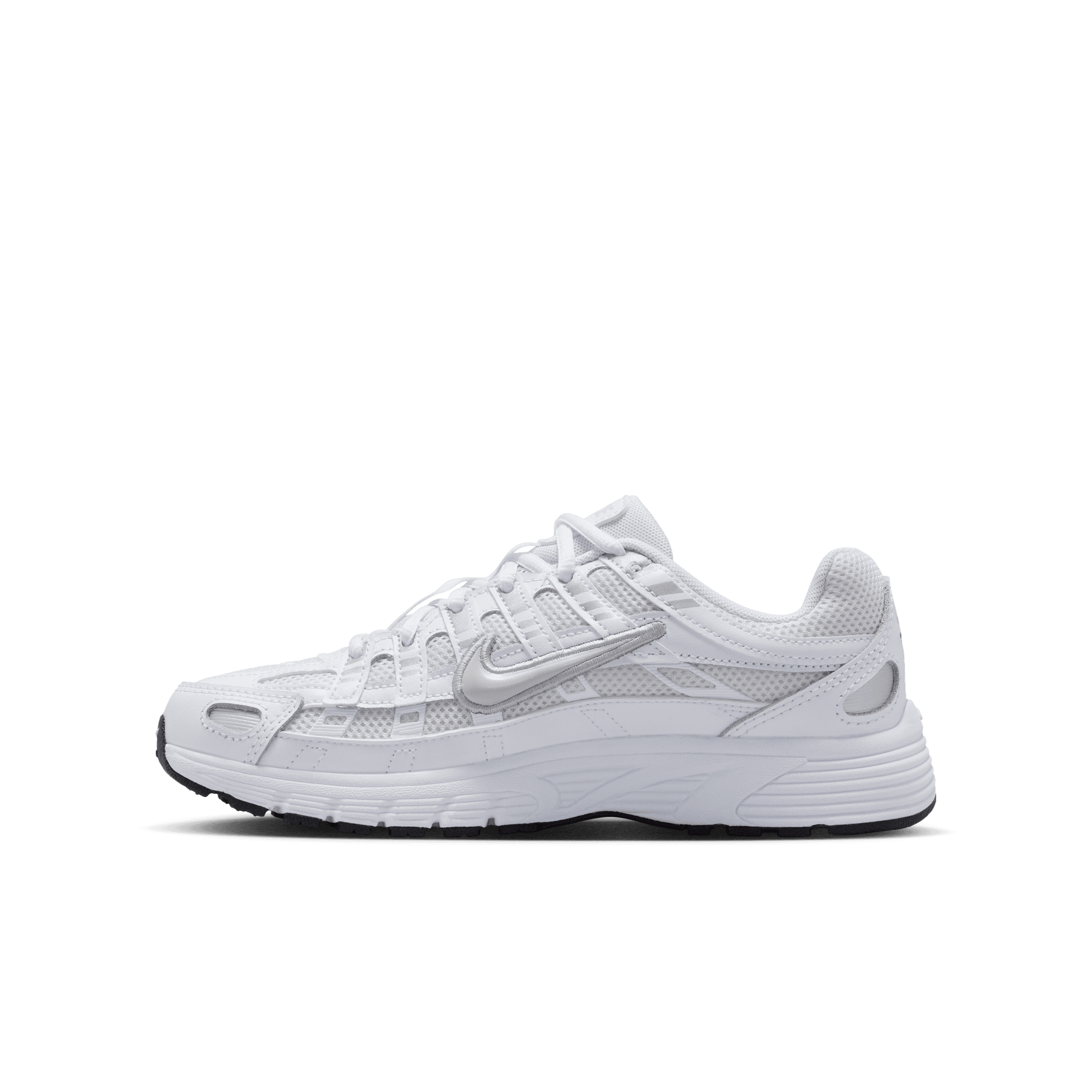 Big Kids' Nike P-6000 "Platinum Tint White Silver"