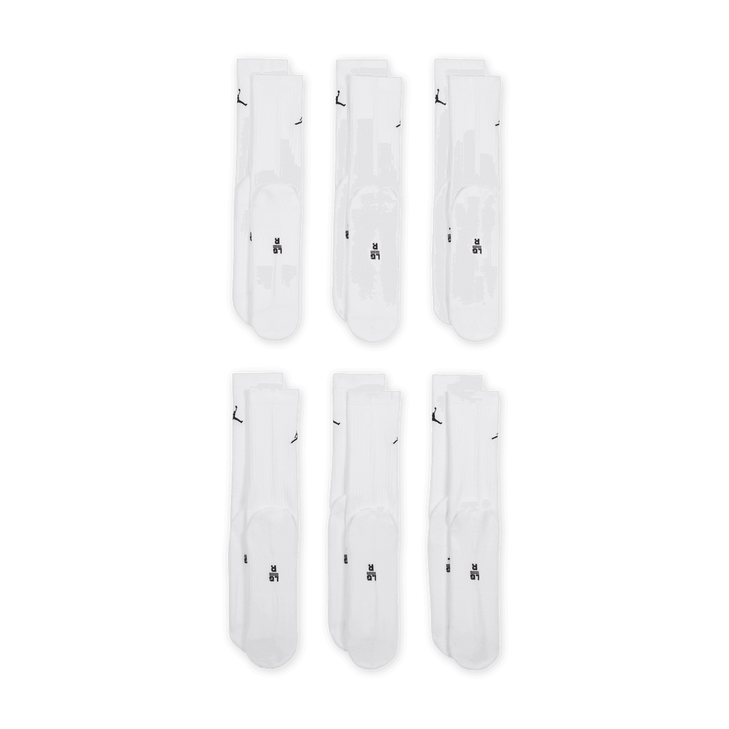 Jordan Everyday Cushioned Crew Socks (6 Pairs) "Unisex"