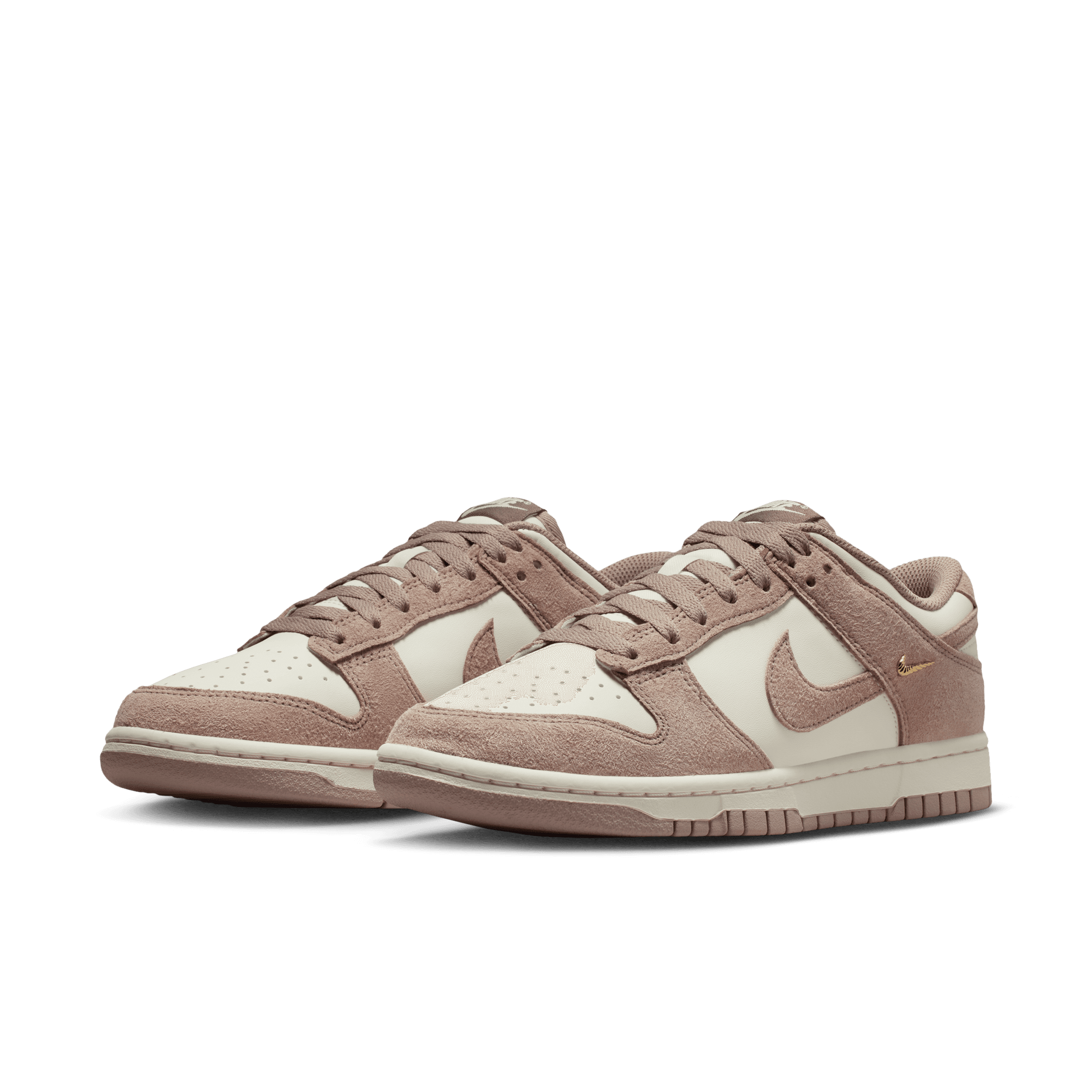 Women's Nike Dunk Low "Malt Gold Mini Swoosh"