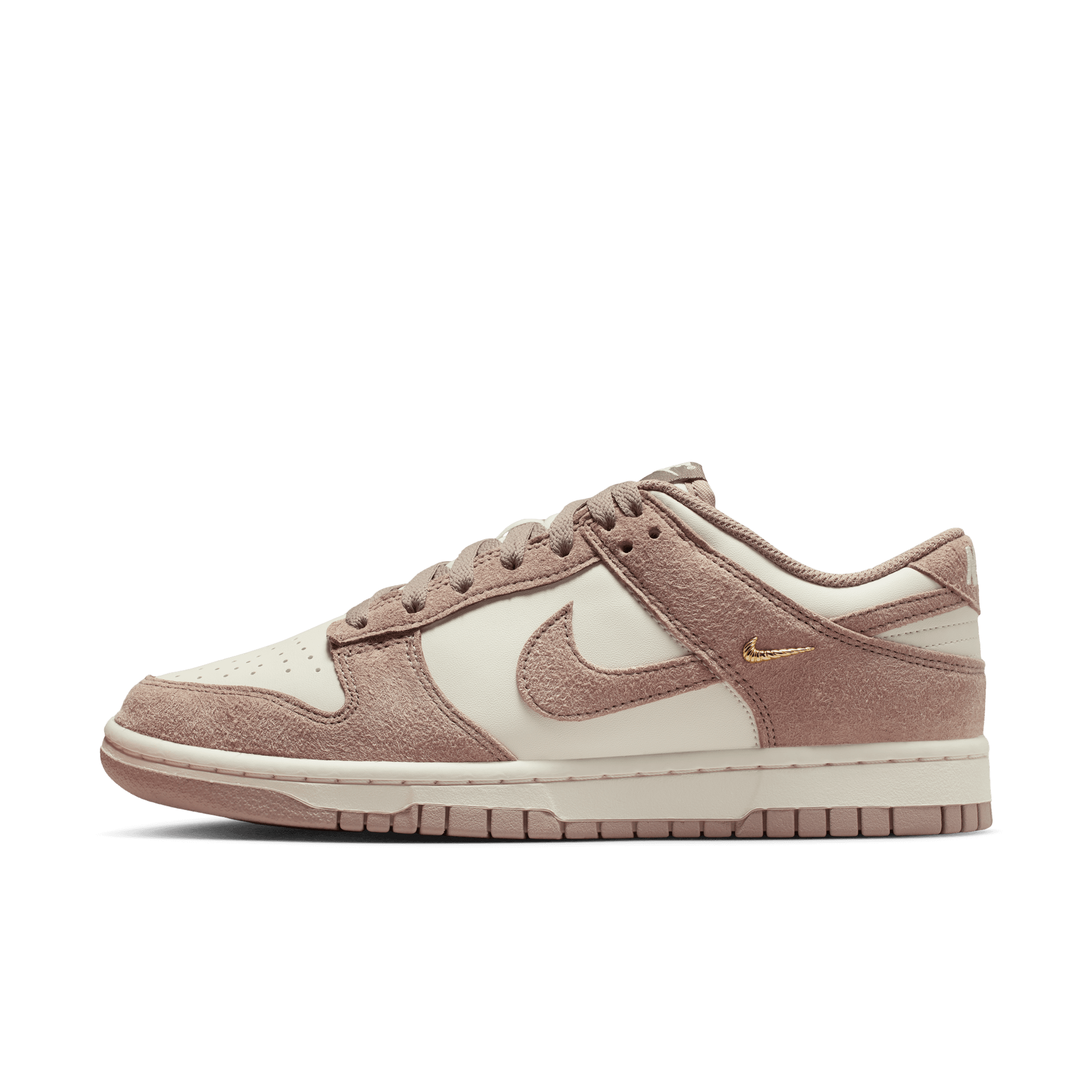 Women's Nike Dunk Low "Malt Gold Mini Swoosh"
