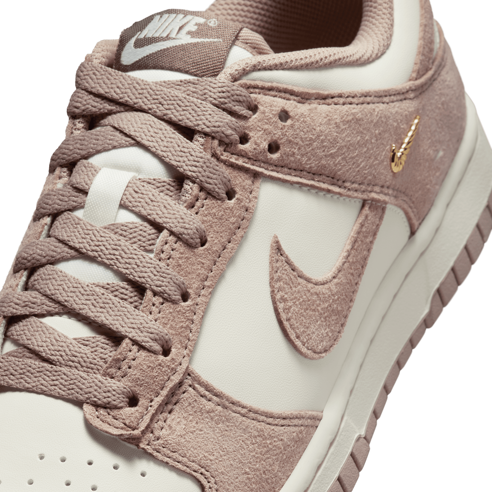 Women's Nike Dunk Low "Malt Gold Mini Swoosh"