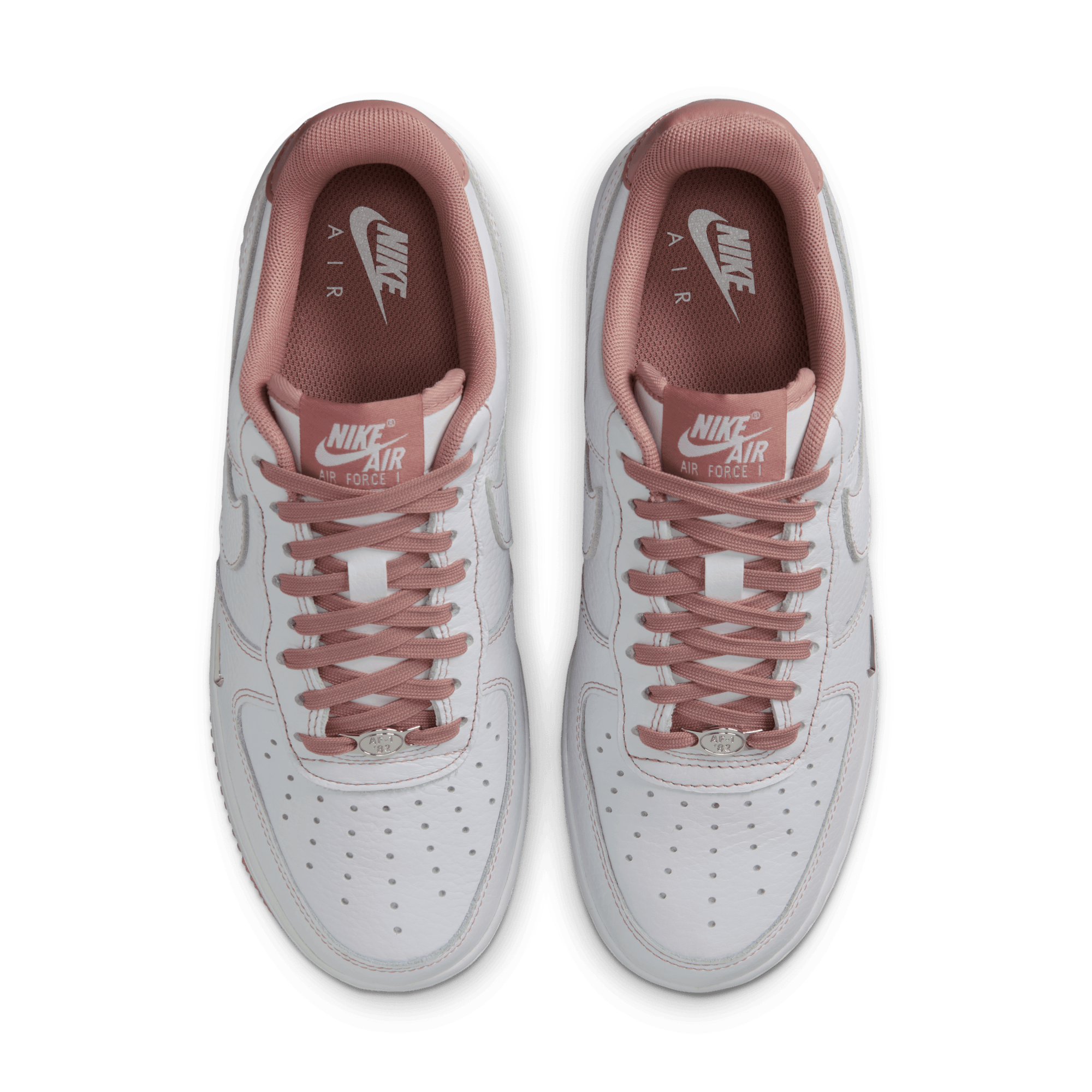 Women's Nike Air Force 1 '07 Mini Jewel "White Particle Pink"