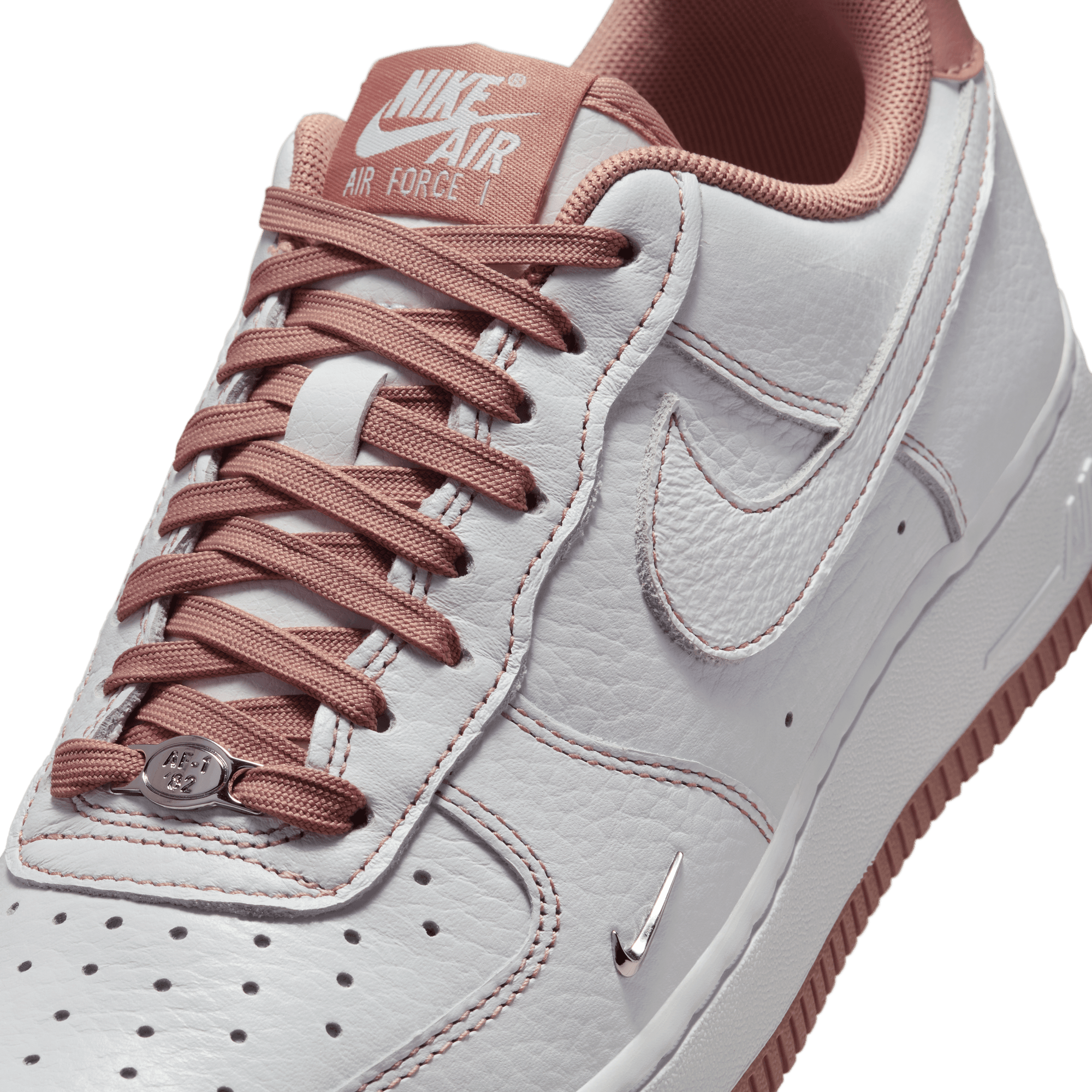 Women's Nike Air Force 1 '07 Mini Jewel "White Particle Pink"