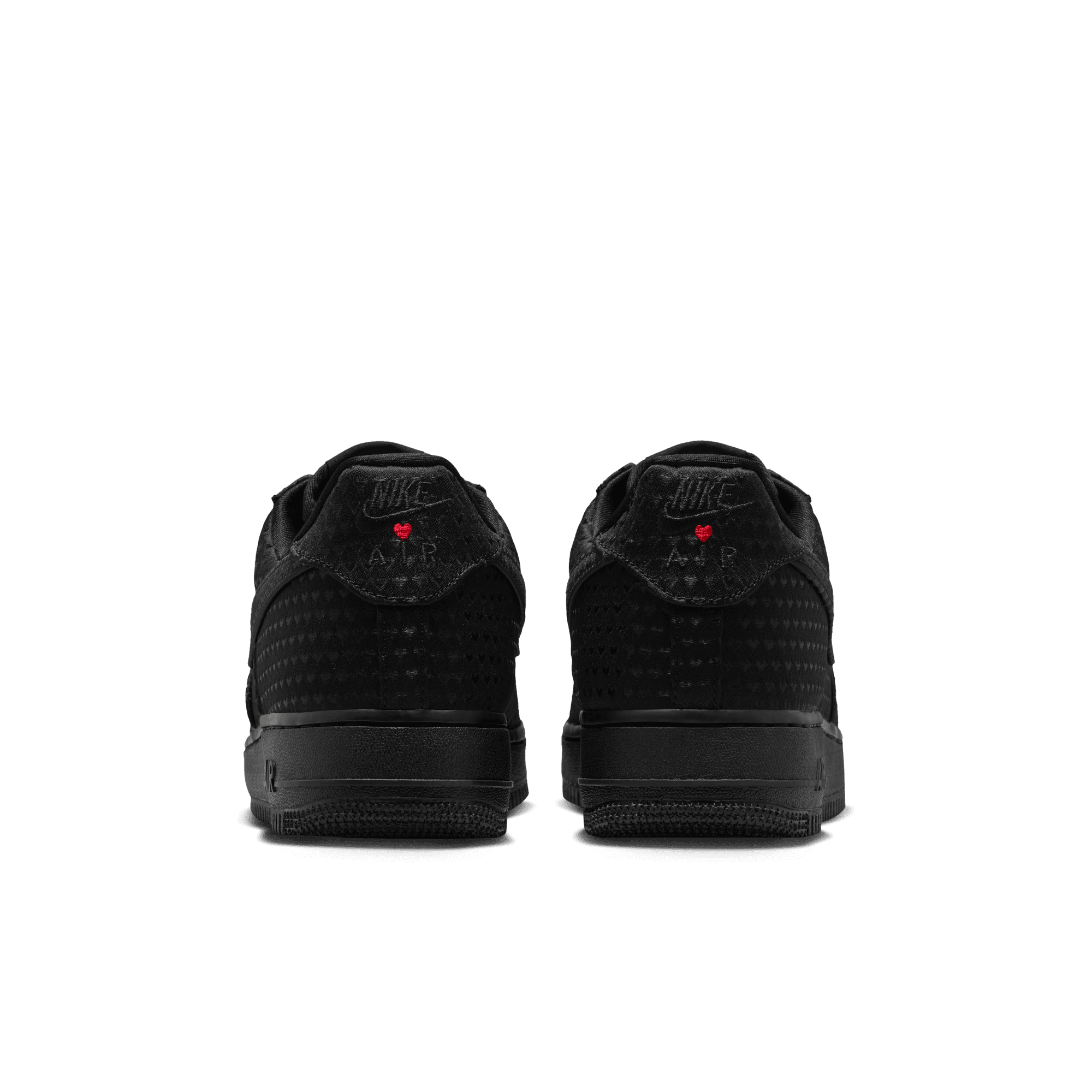 Men's Nike Air Force 1 Retro "Valentine's Day Triple Black"