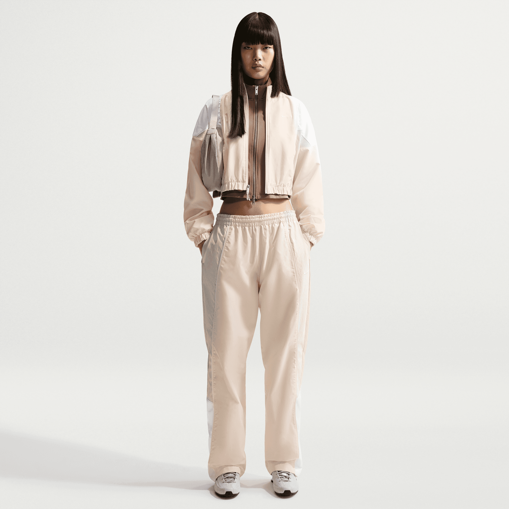 Women's Nike Sportswear Oversized Mid-Rise Track Pants