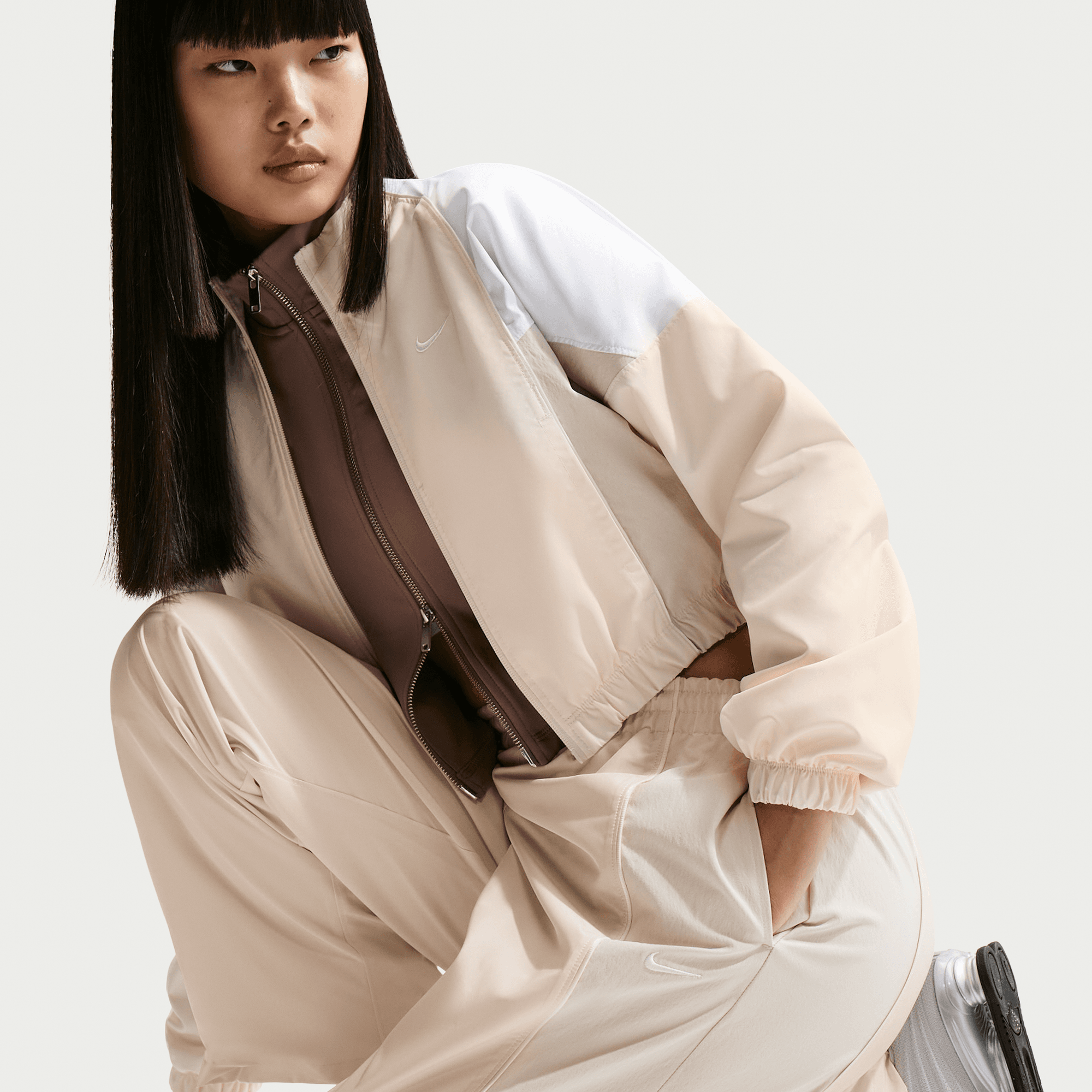 Women's Nike Sportswear Oversized Mid-Rise Track Pants