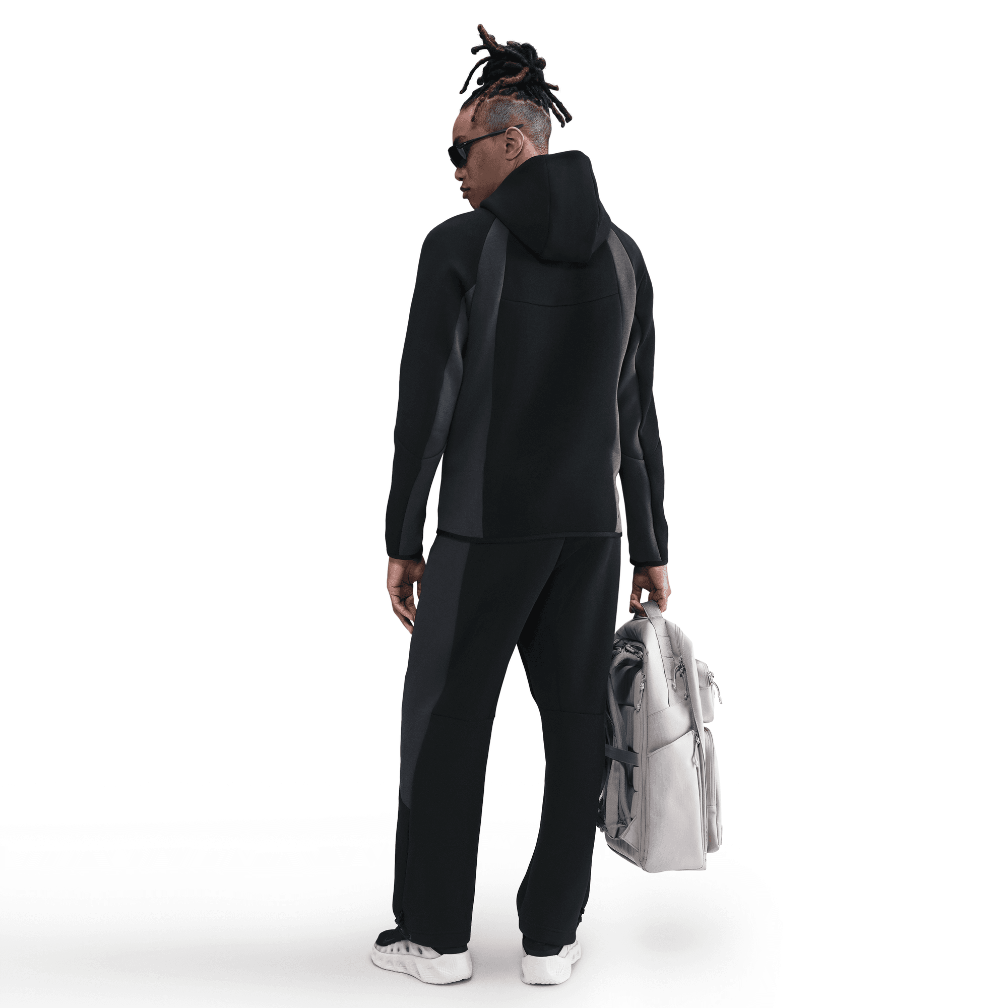 Men's Nike Tech Color-Block Open-Hem Fleece Pants