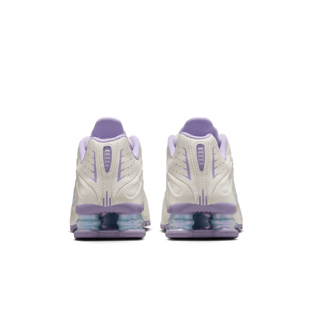 Big Kids' Nike Shox R4 "Soft Pearl Hydrangeas"
