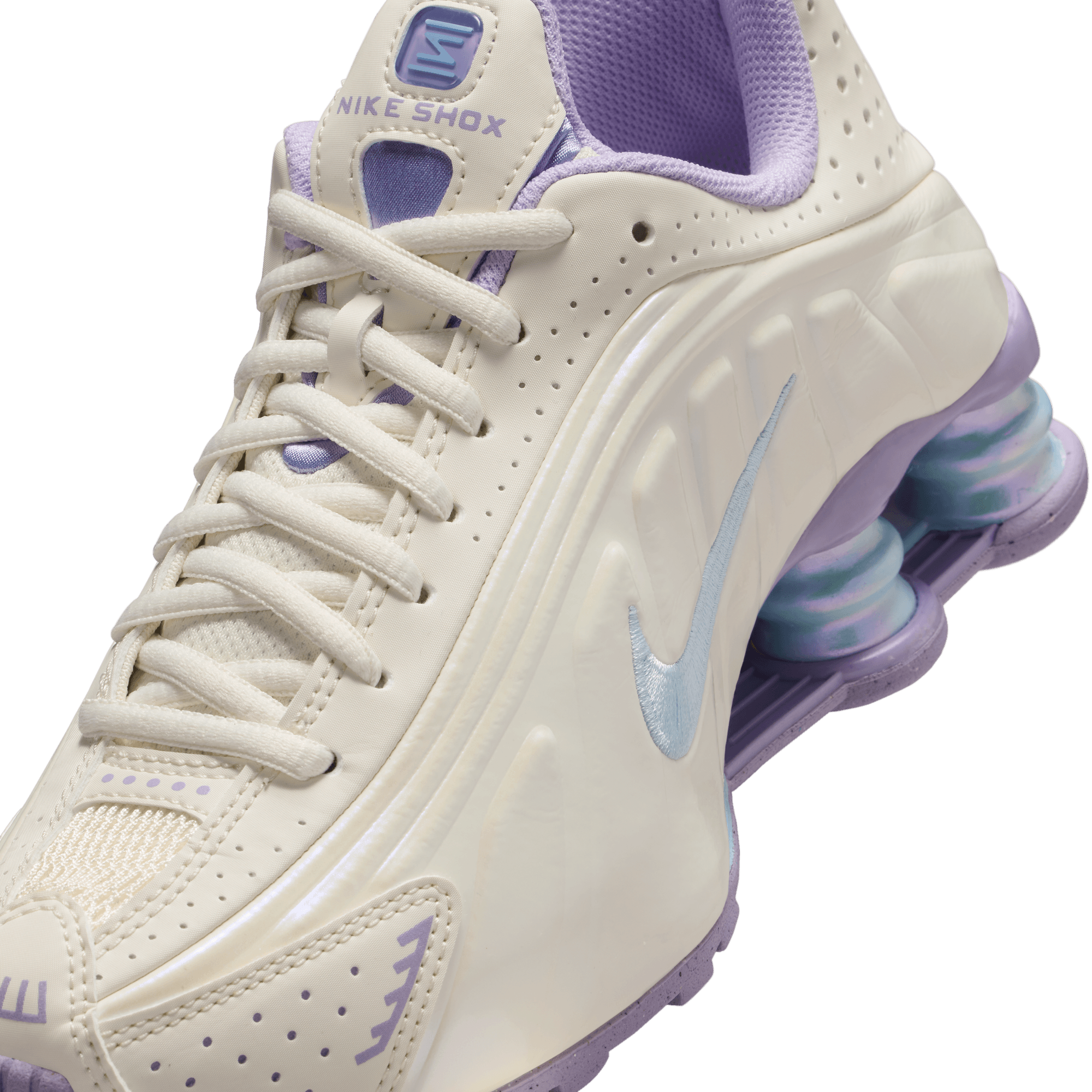 Big Kids' Nike Shox R4 "Soft Pearl Hydrangeas"