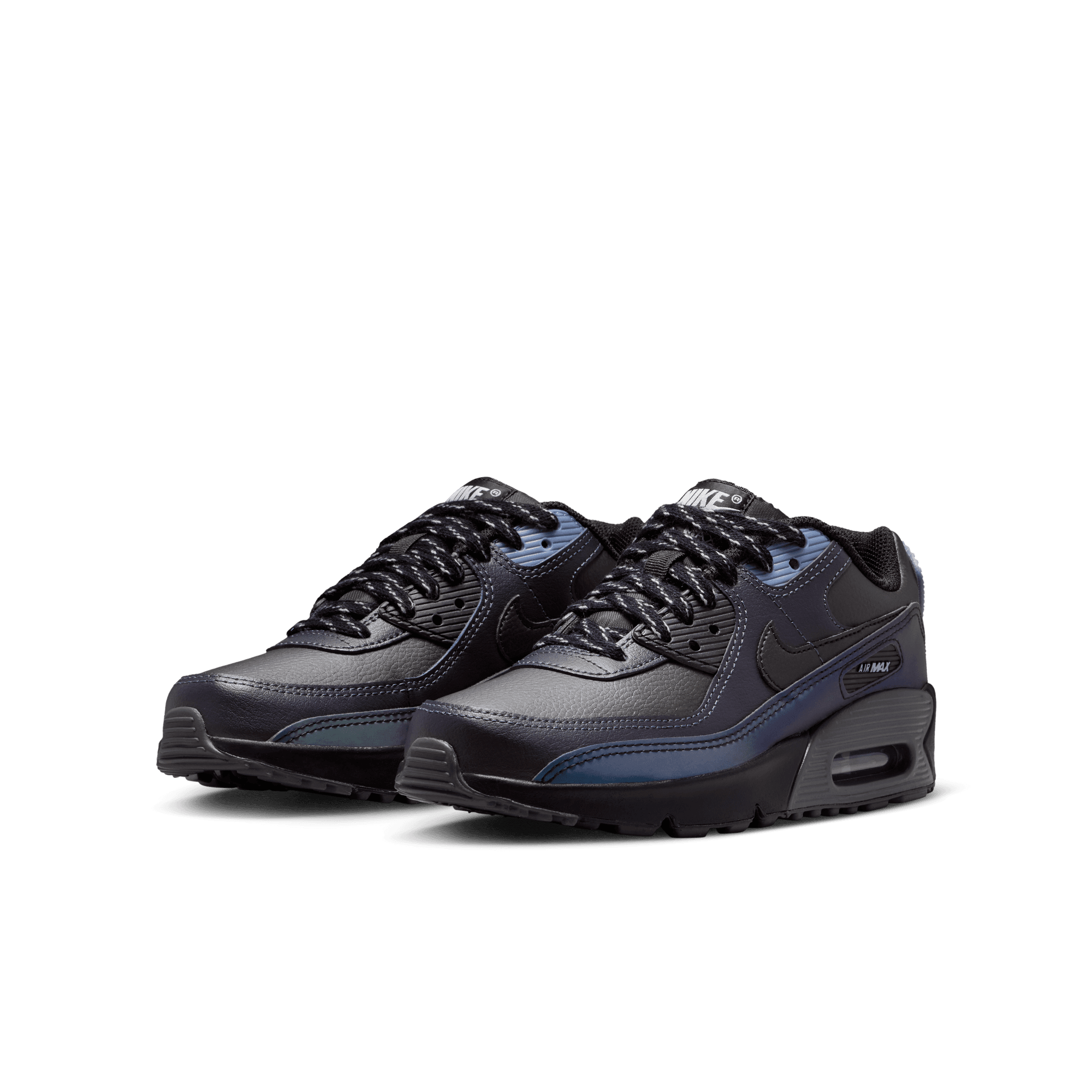 Big Kids' Nike Air Max 90 SE "Black Light Carbon"