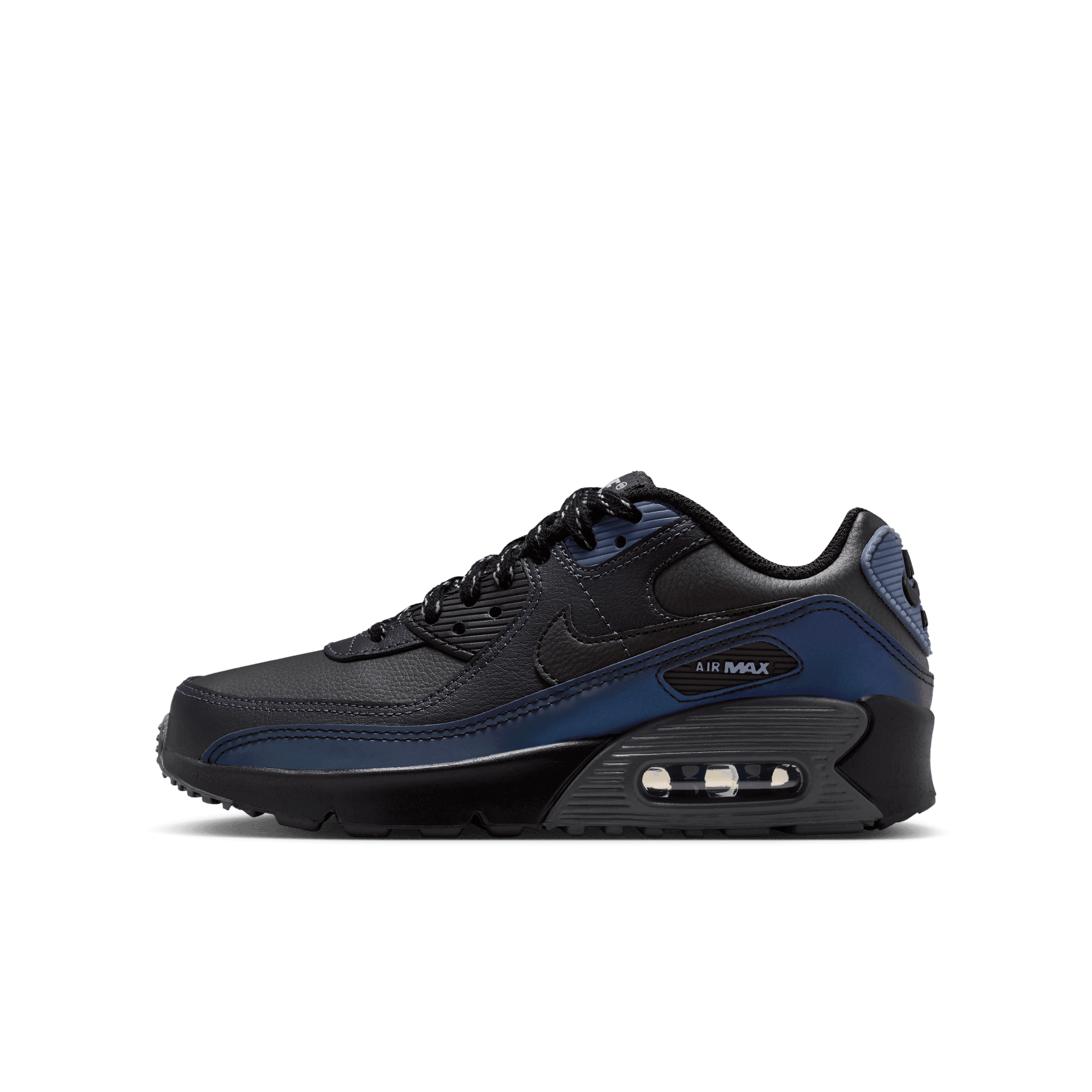 Big Kids' Nike Air Max 90 SE "Black Light Carbon"
