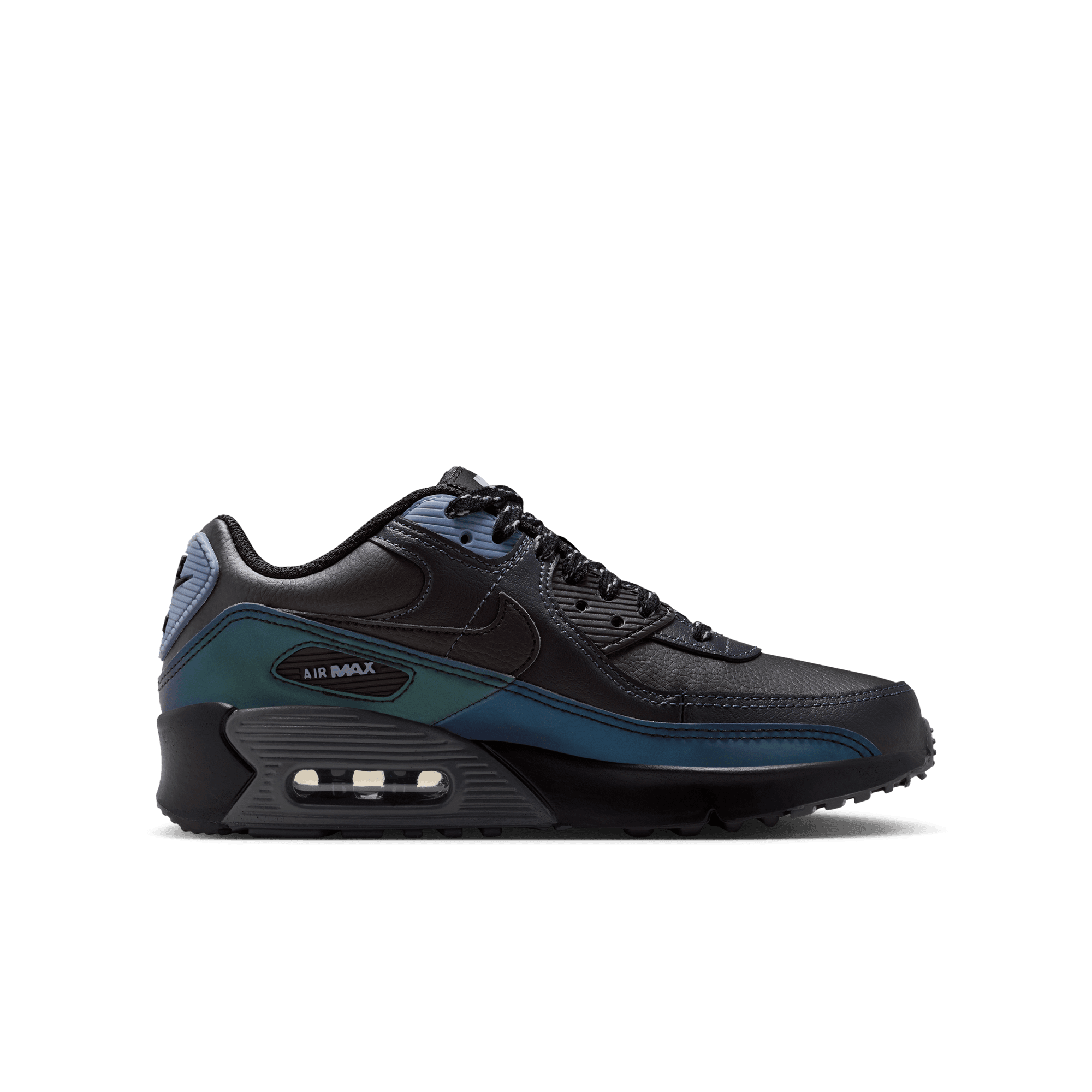 Big Kids' Nike Air Max 90 SE "Black Light Carbon"