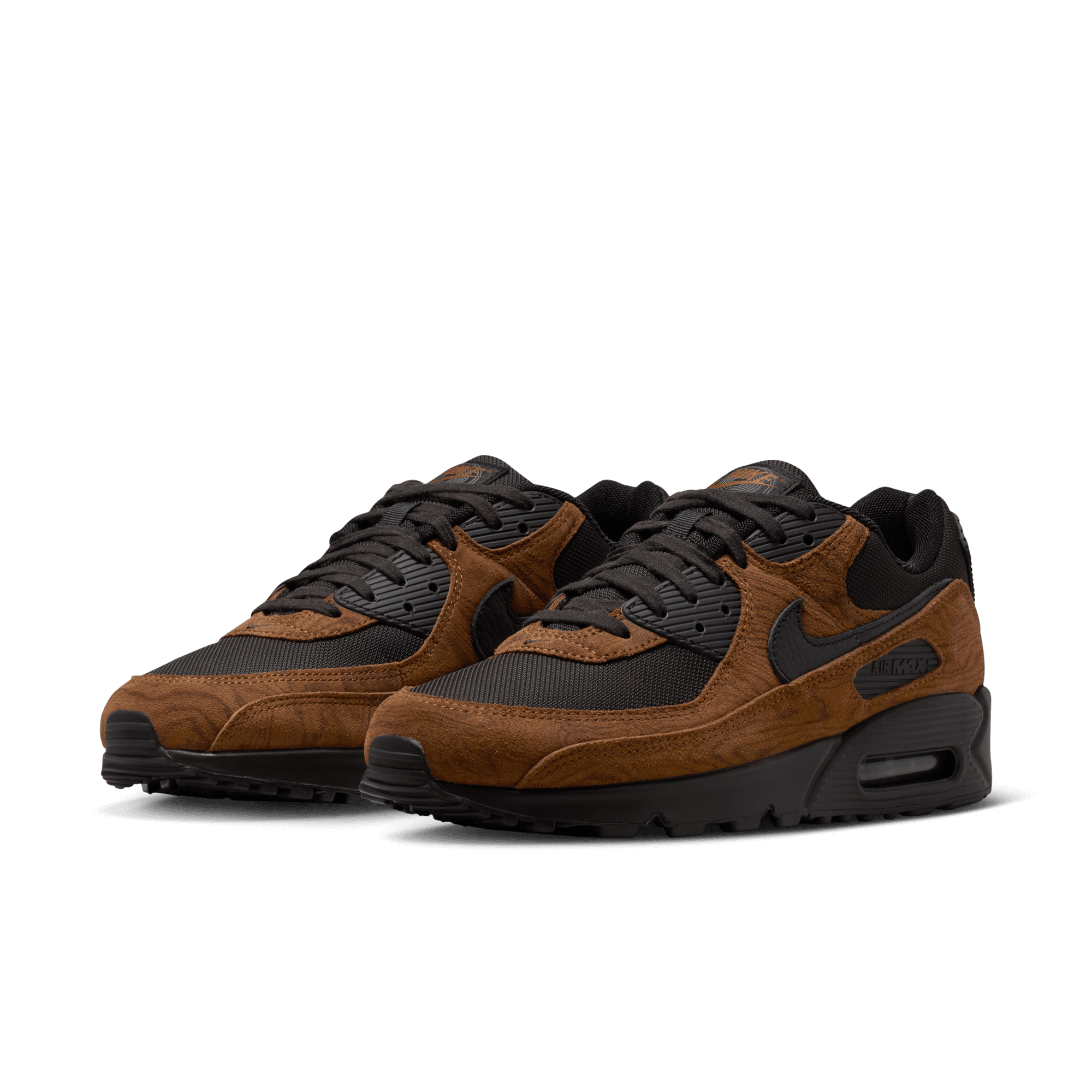 Men's Nike Air Max 90 Premium "Light Brtitish Tan Velvet Brown"
