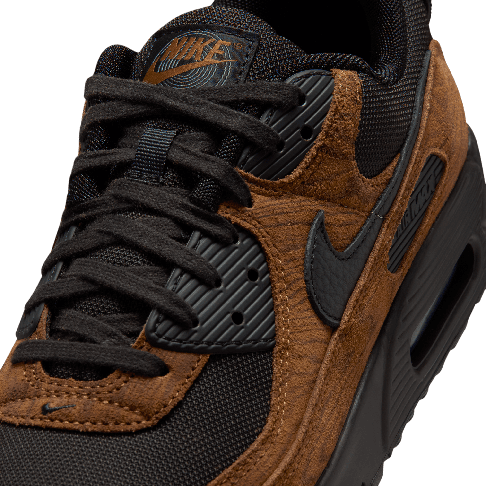 Men's Nike Air Max 90 Premium "Light Brtitish Tan Velvet Brown"