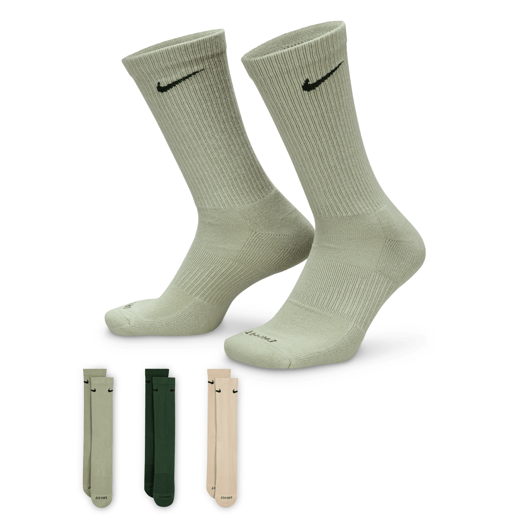 Nike Everyday Plus Cushioned Training Crew Socks (3 Pairs) "Unisex"
