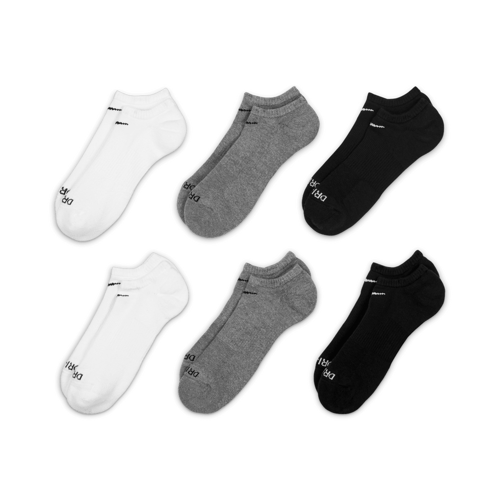 Nike Everyday Plus Cushioned Training No-Show Socks (6 Pairs) "Unisex"