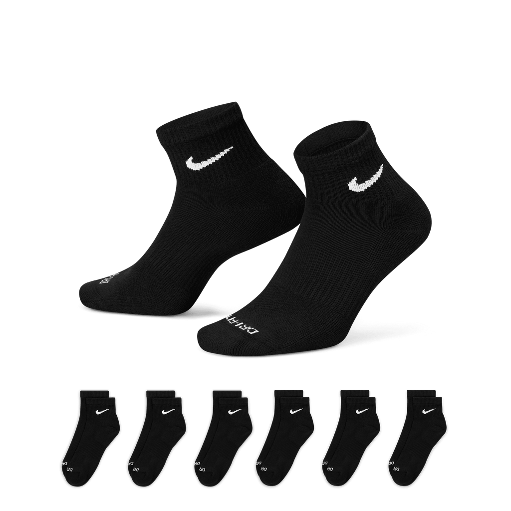 Nike Everyday Plus Cushioned Training Ankle Socks (6 Pairs) "Unisex"