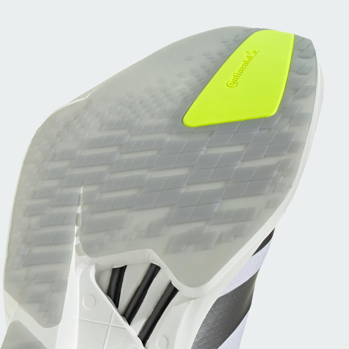 2026 New Arrival adidas Adizero Adios Pro 4 Shoes - Cloud White / Iron Metallic / Solar Yellow wholesalehk.shop