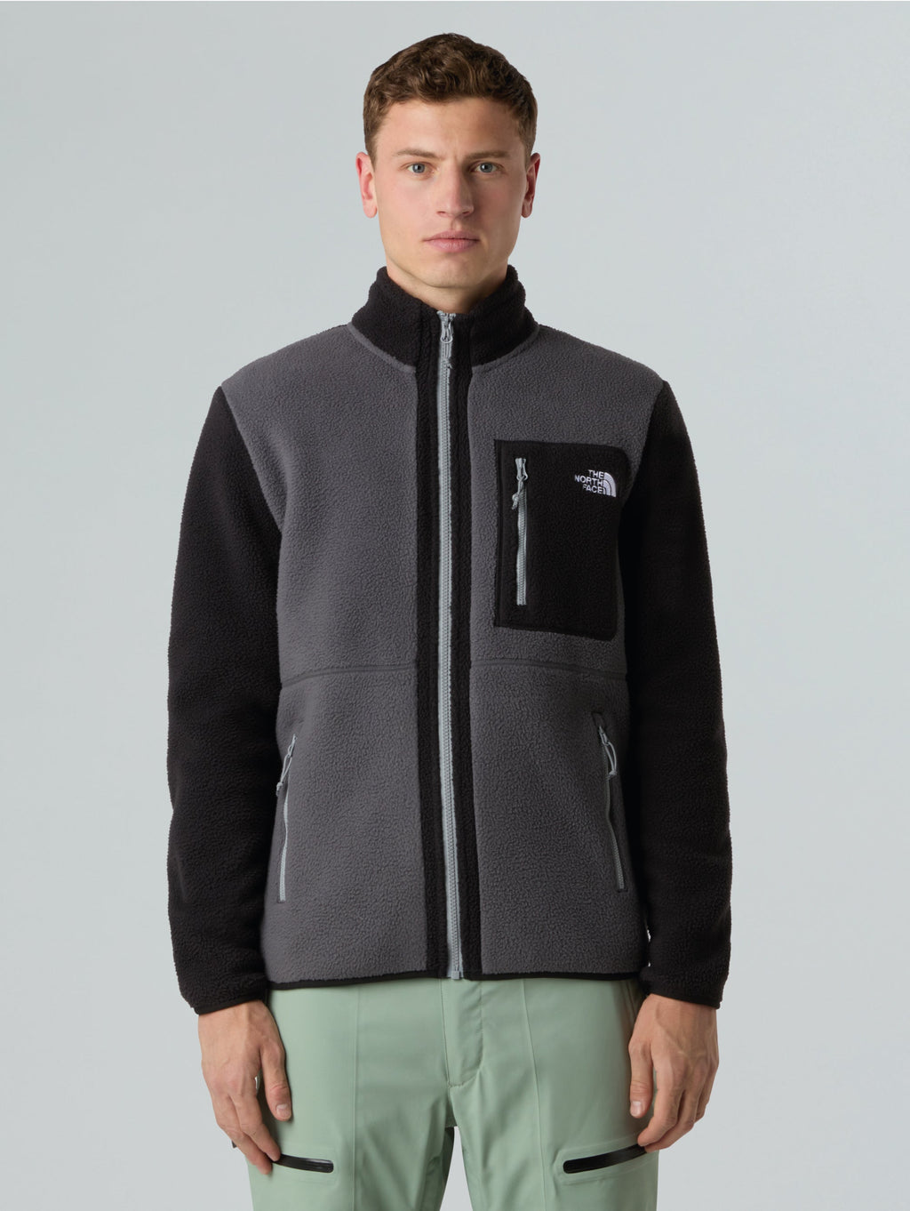 2026 New Arrival Giacca in Pile Medio Yumiori Antracite wholesalehk.shop