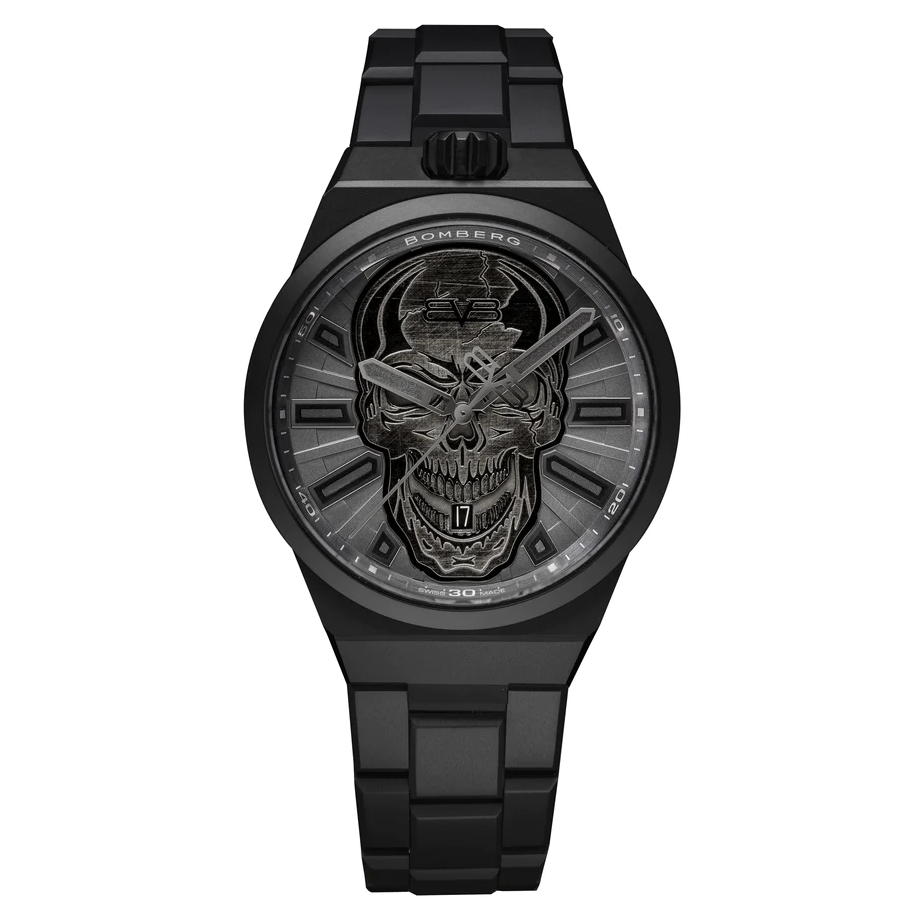Bomberg Men's Watch BOLT-68 Neo Auto Anniversary Black PVD wholesalehk.shop