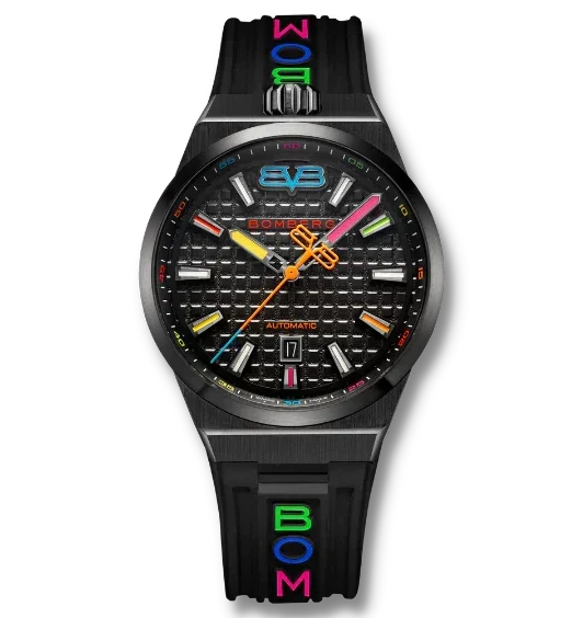 Bomberg Men's Watch BOLT-68 Neo Automatic Taipei Metropolis Black PVD wholesalehk.shop
