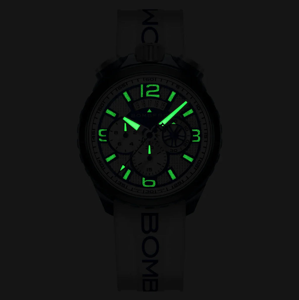 Bomberg La Blanche Men's White Watch wholesalehk.shop